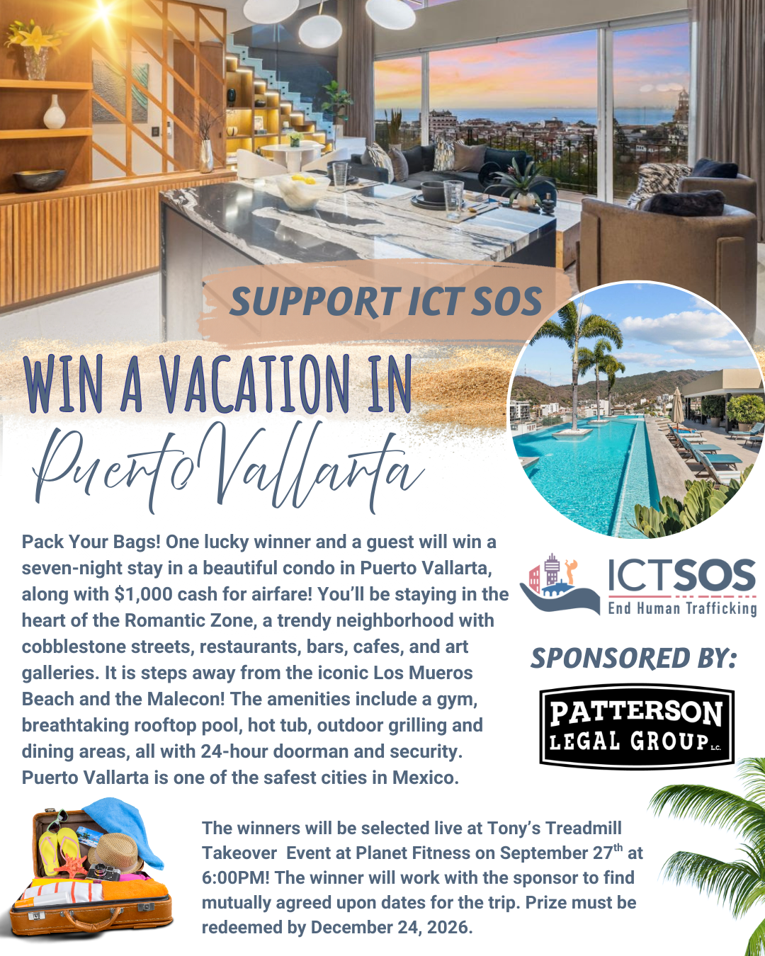 Campaign cover image for Puerto Vallarta Vacation Raffle