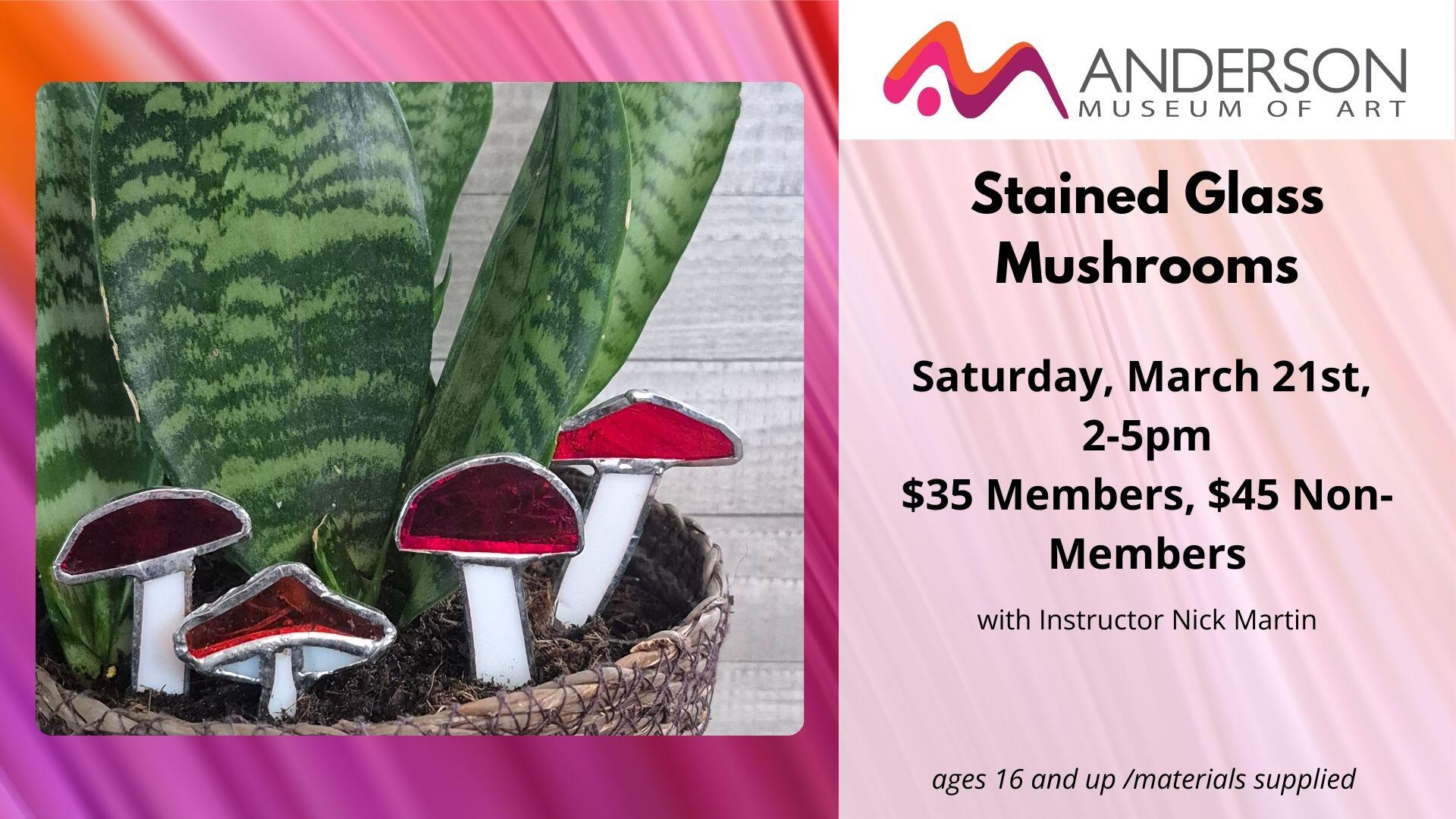 Campaign cover image for Stained Glass Mushrooms