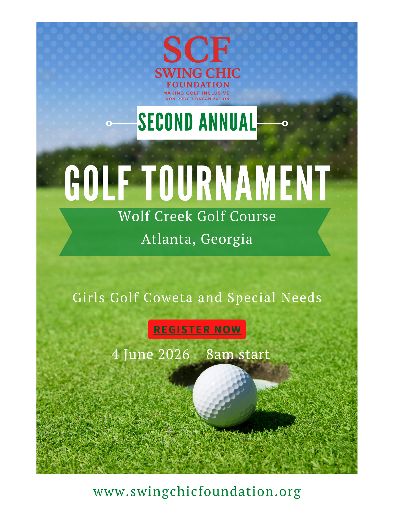 Campaign cover image for Swing Chic Foundation Girls Golf and Special Needs Tournament