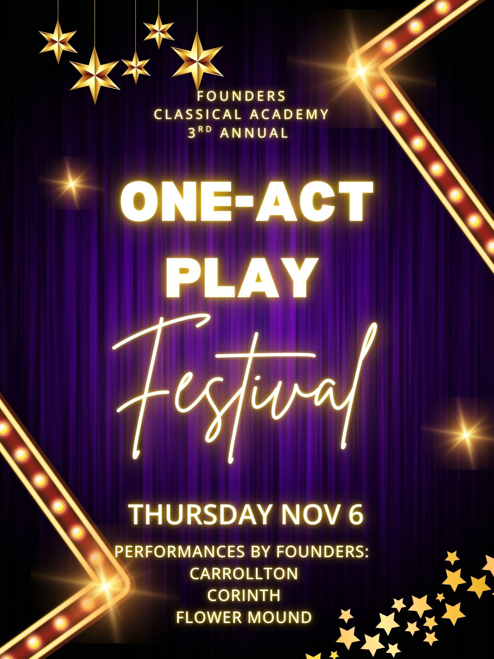 Campaign cover image for 2025 One-Act Play Festival