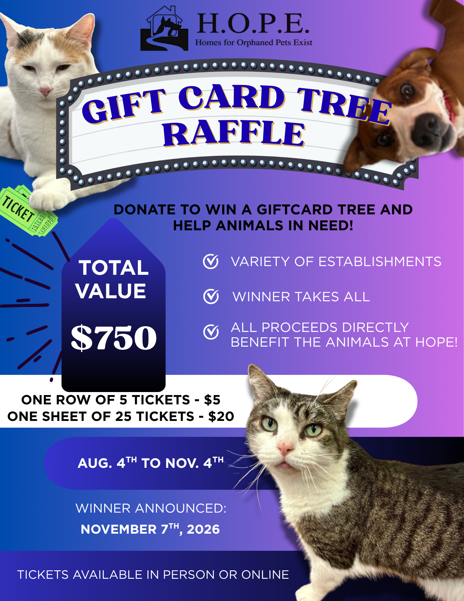 Campaign cover for Gift Card Tree Raffle