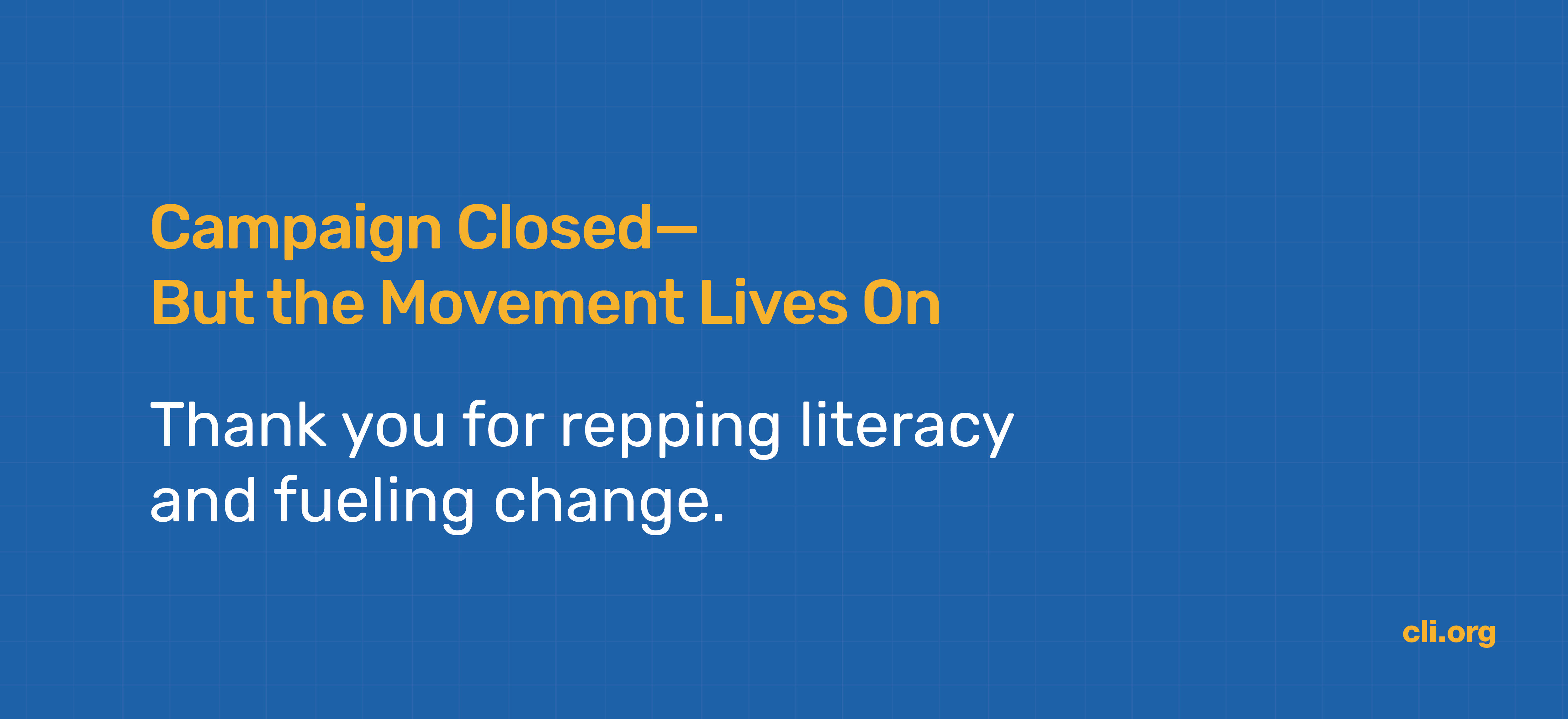 Campaign cover image for Join the Movement: Limited-Edition Literacy to Liberation T-Shirts