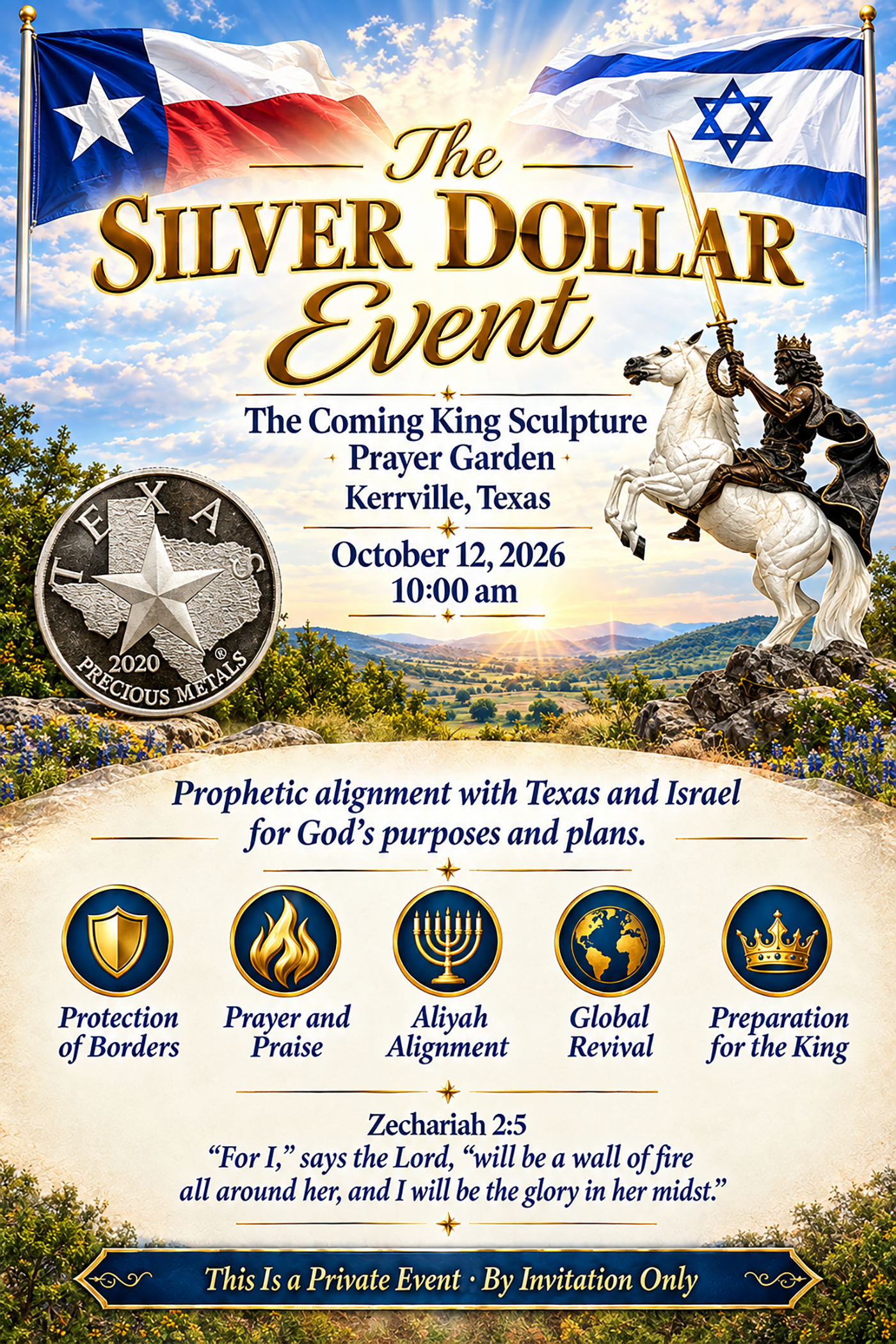 Campaign cover for Texas/Israel Partnership event @ The Empty Cross Kerville, TX