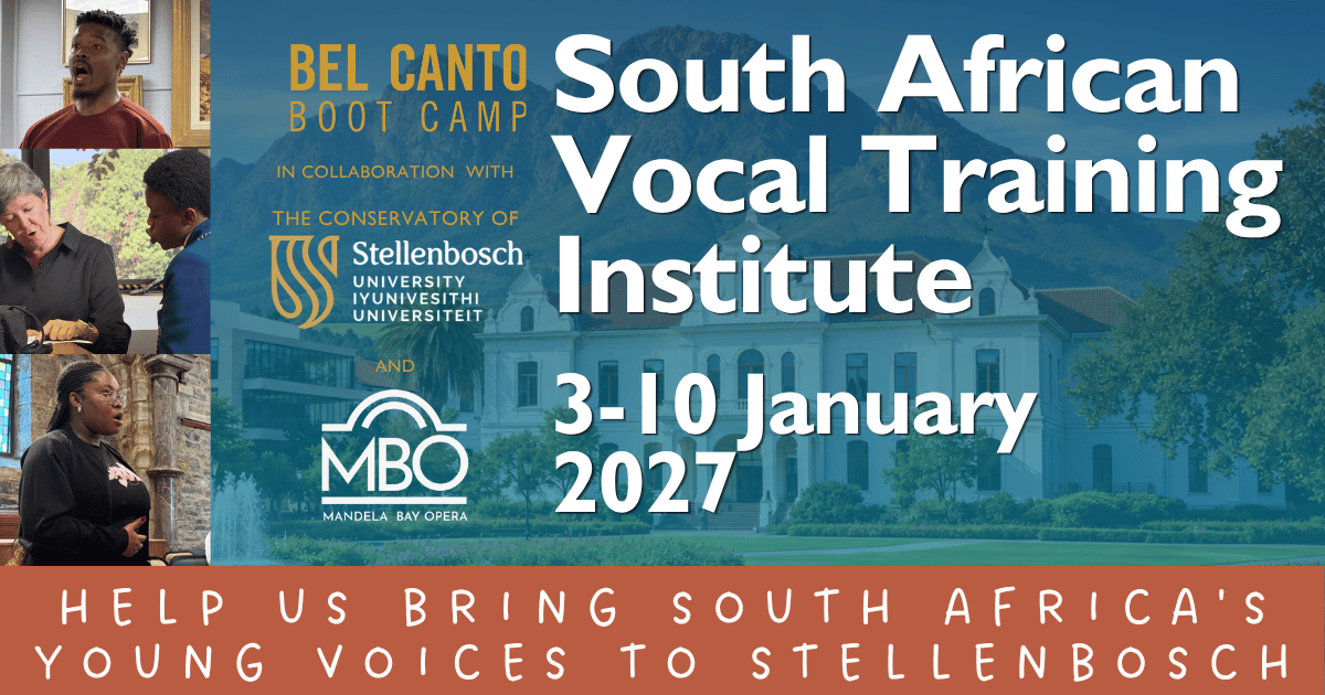 Campaign cover image for BCBC South African Vocal Training Institute 2027