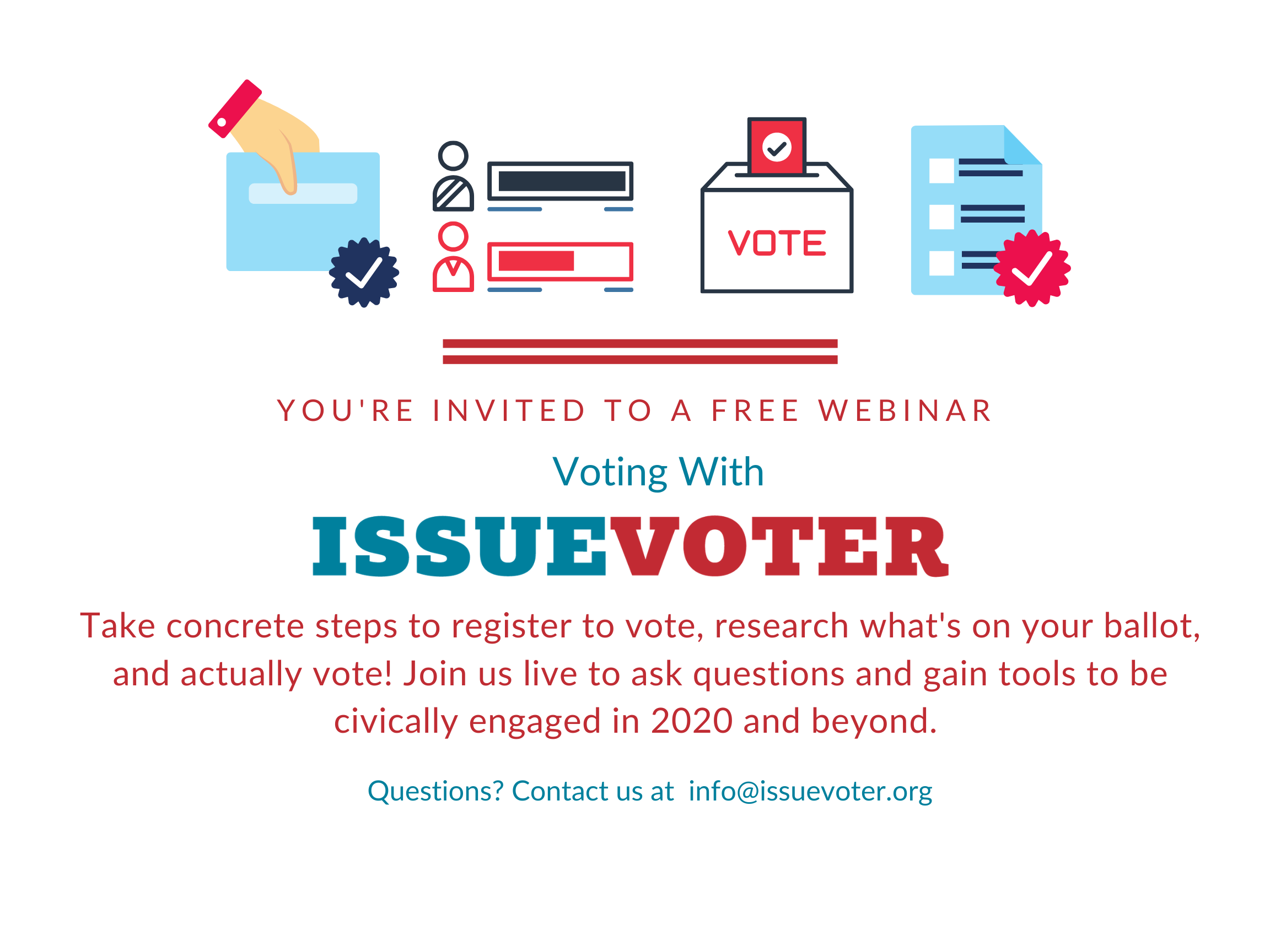 Campaign cover image for Voting with IssueVoter September 10th