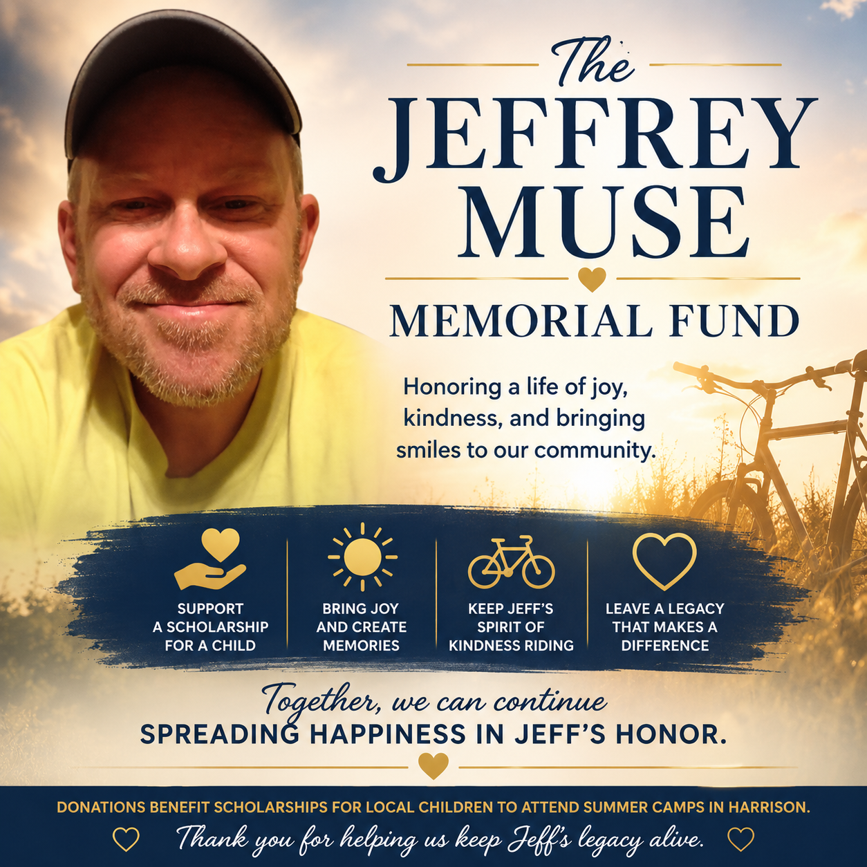 Campaign cover image for The Jeffrey Muse Memorial Fund