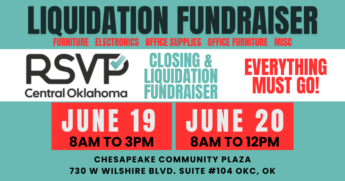 Campaign cover image for RSVP of Central Oklahoma Closing & Liquidation Fundraiser