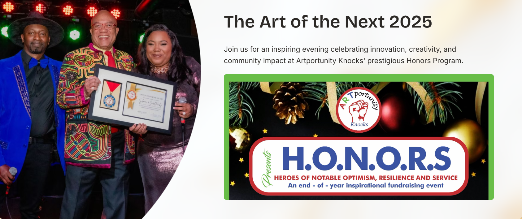 Campaign cover image for Artportunity Knocks HONORS 2025