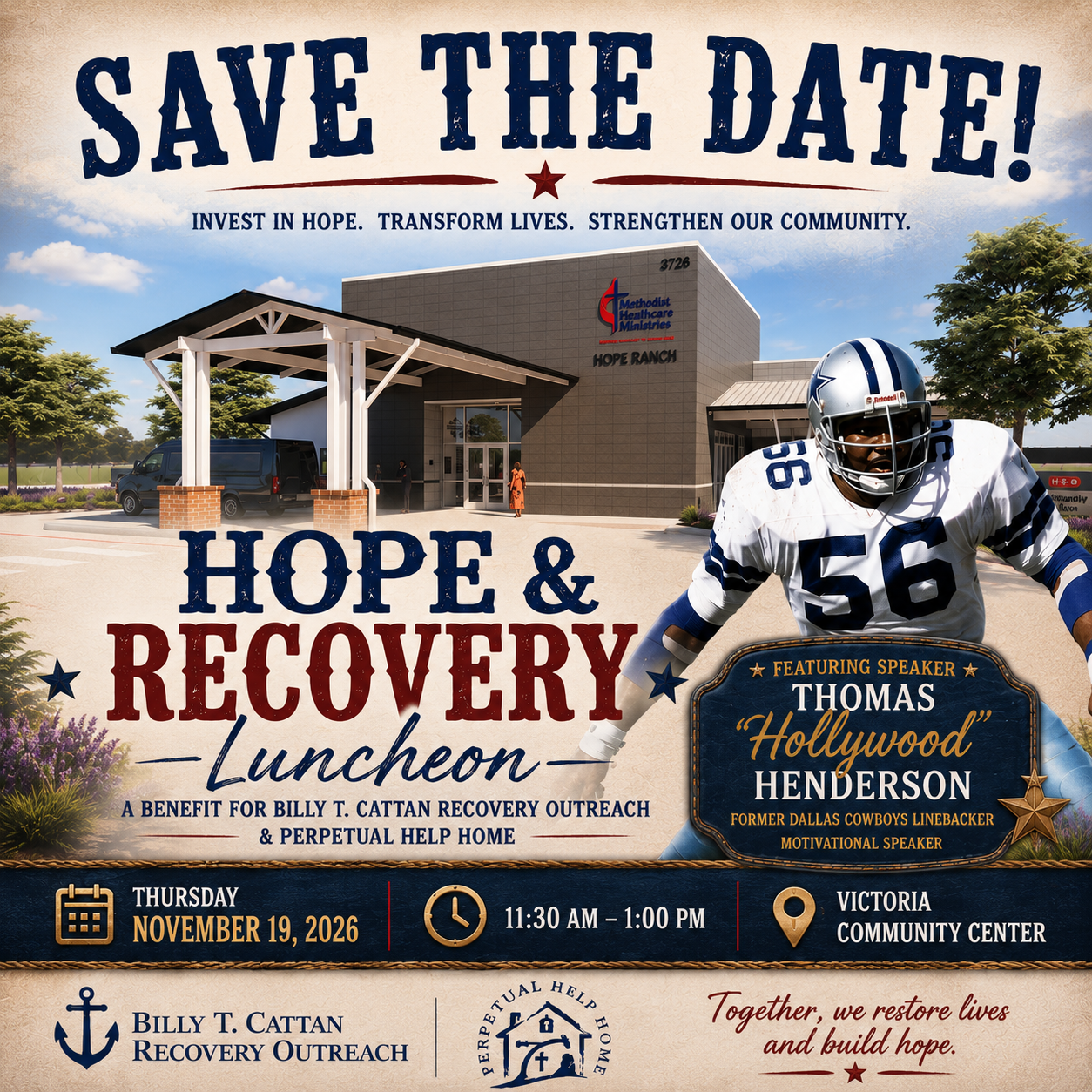 Campaign cover image for 2026 Hope & Recovery Luncheon