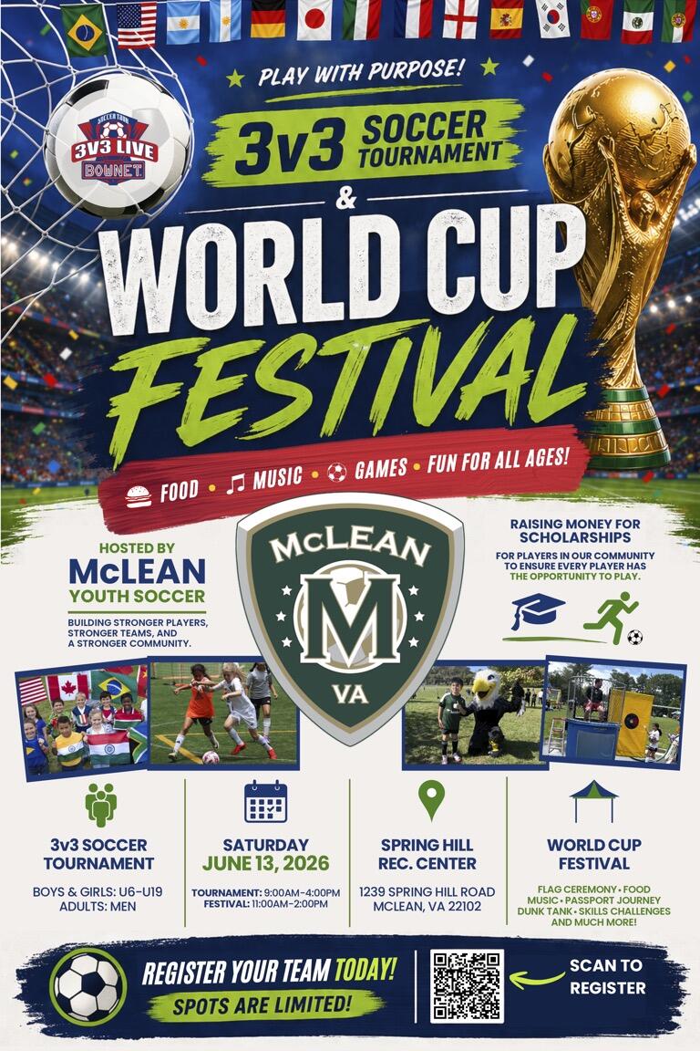 Campaign cover image for McLean World Cup Festival - Raising Funds for the MYS Financial Aid Scholarship Program