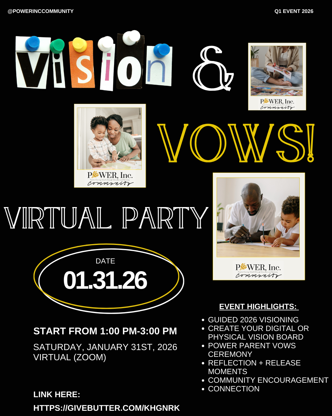 Campaign cover image for Vision & Vows Virtual Vision Board Party
