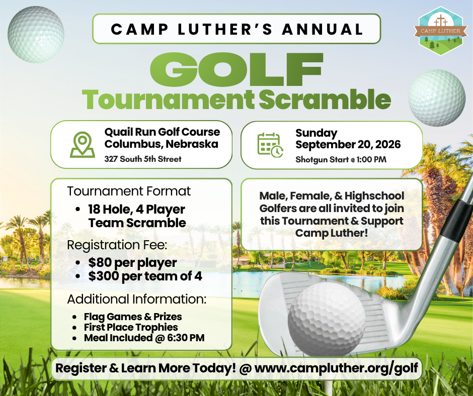 Campaign cover image for Camp Luther Golf Tournament