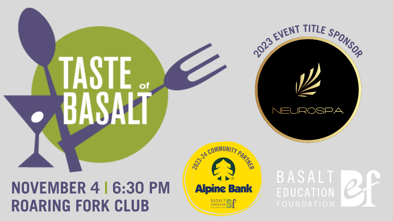 Campaign cover image for 2023 Taste of Basalt