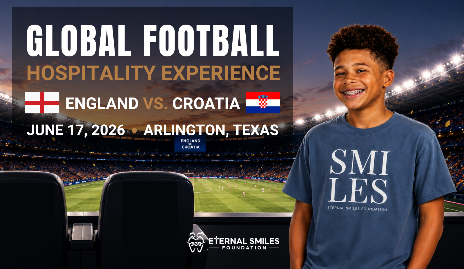 Campaign cover image for 2026 FIFA World Cup - England vs. Croatia 6/17/26