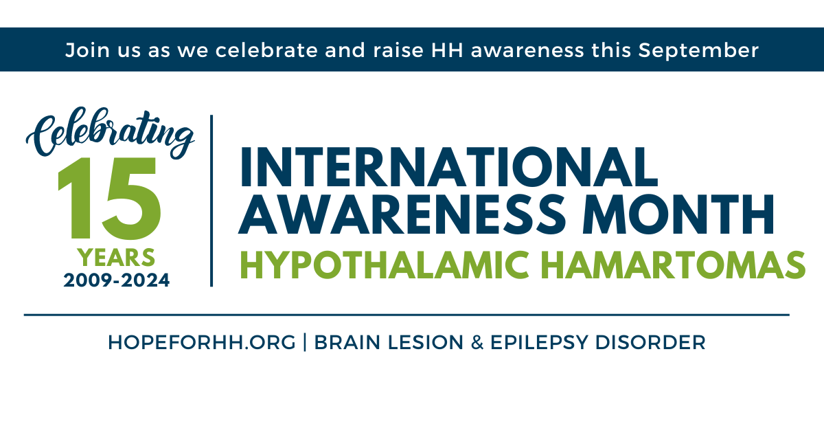Campaign cover image for 15th Anniversary - International Hypothalamic Hamartoma Awareness