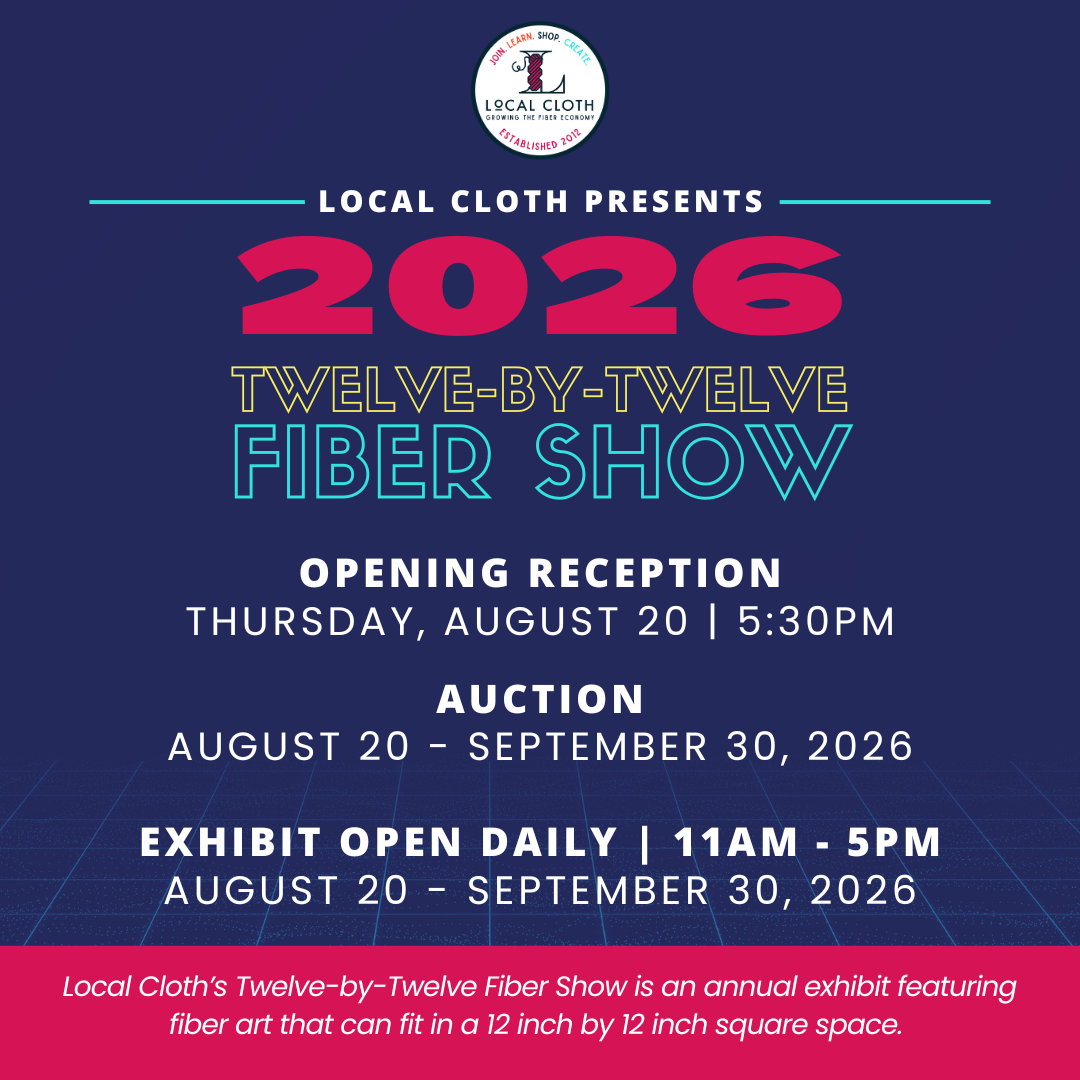Campaign cover image for 2026 Twelve-by-Twelve Fiber Show Auction