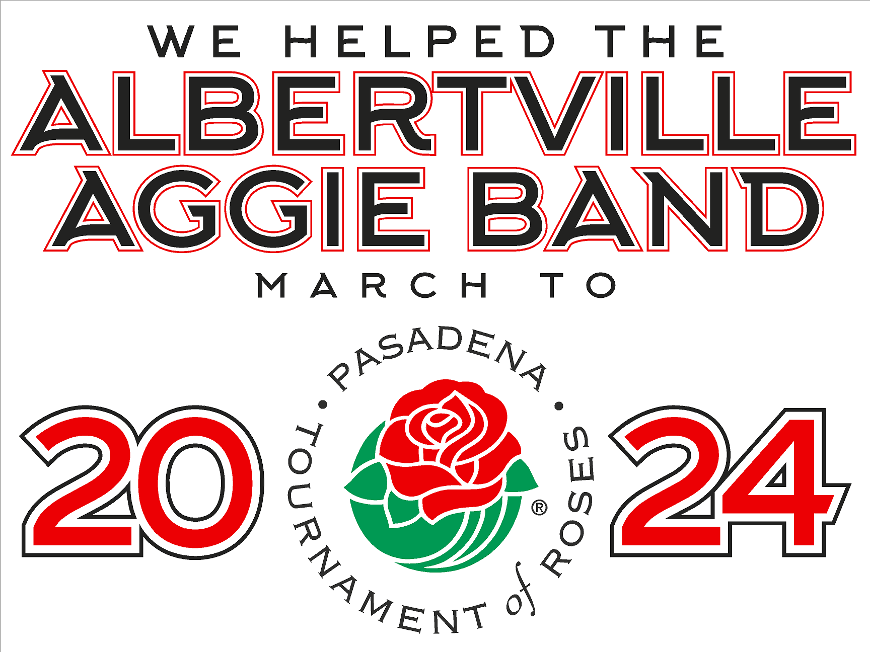 Campaign cover image for AHS Aggie Band Fundraiser for Rose Parade