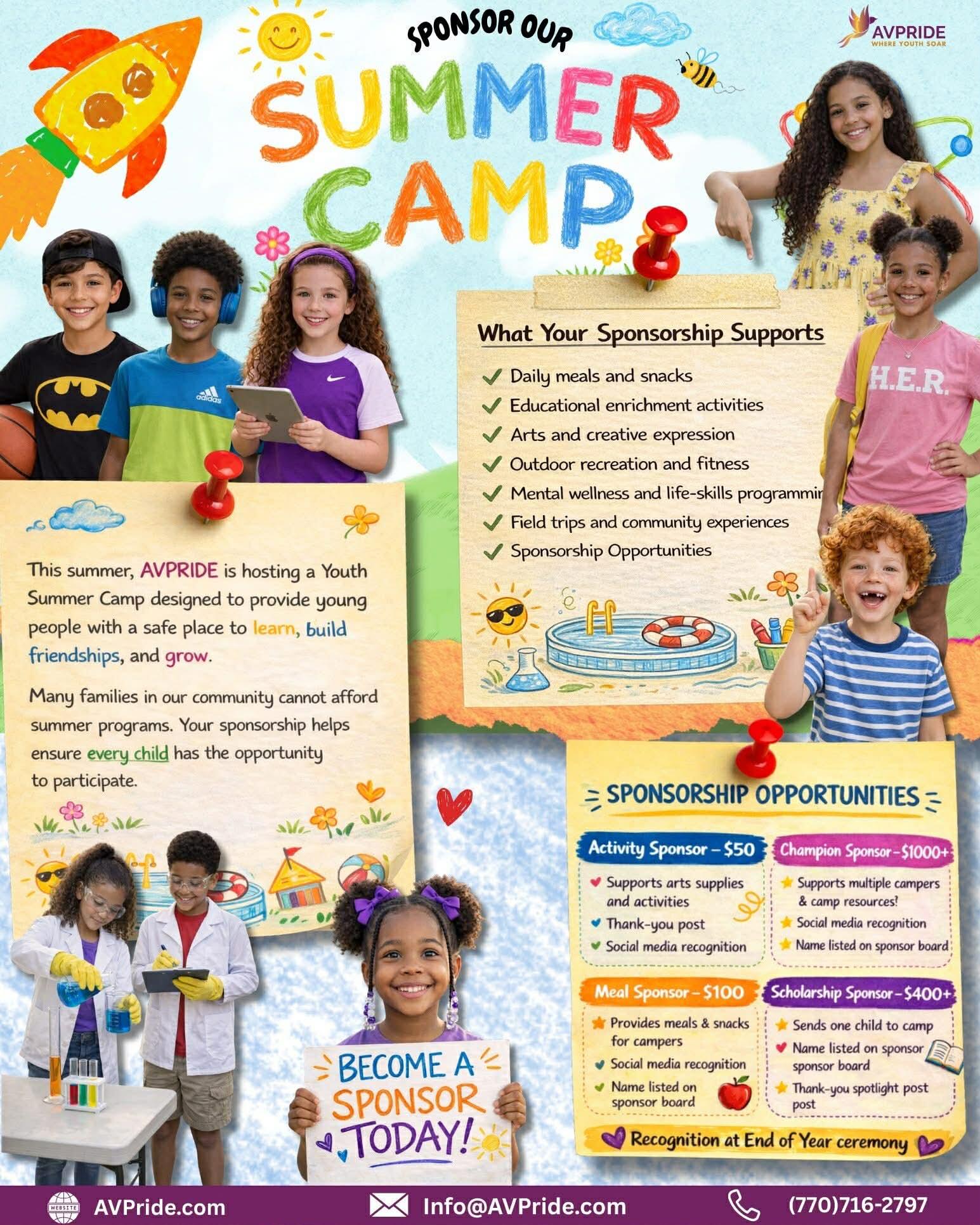Campaign cover image for Sponsor Our Summer Camp