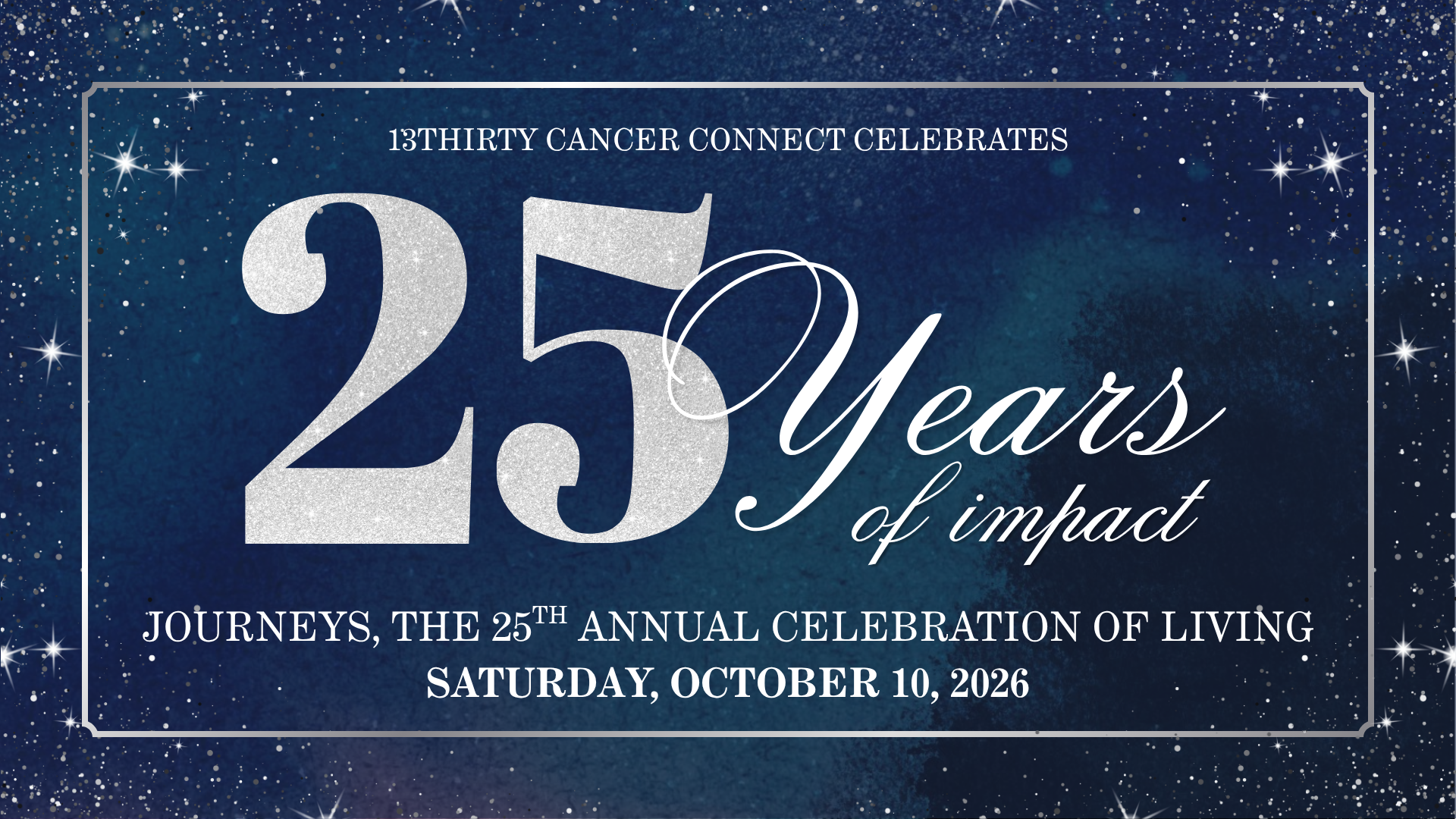Campaign cover image for Journeys, 25th Annual Celebration of Living