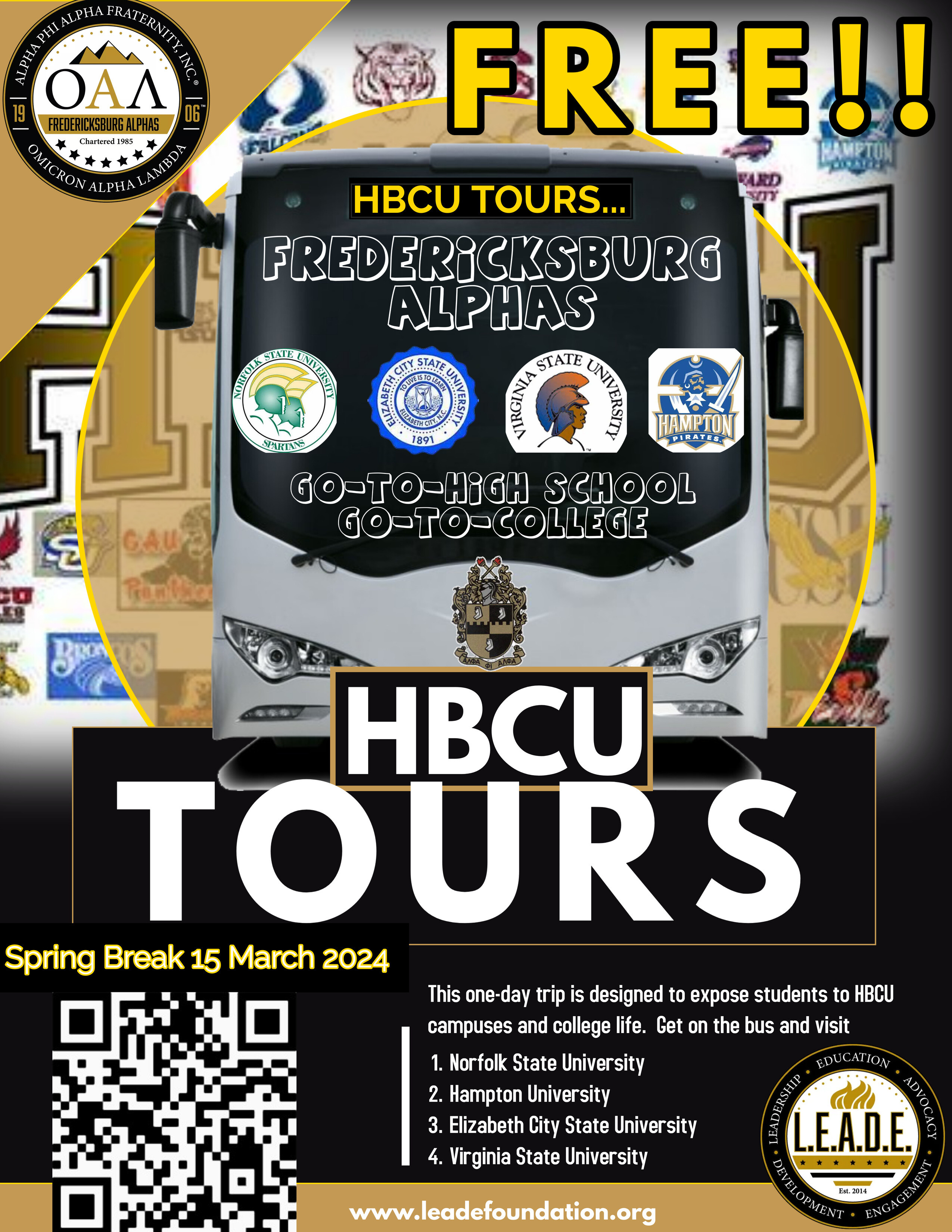 Campaign cover image for 2024 HBCU BUS TOUR