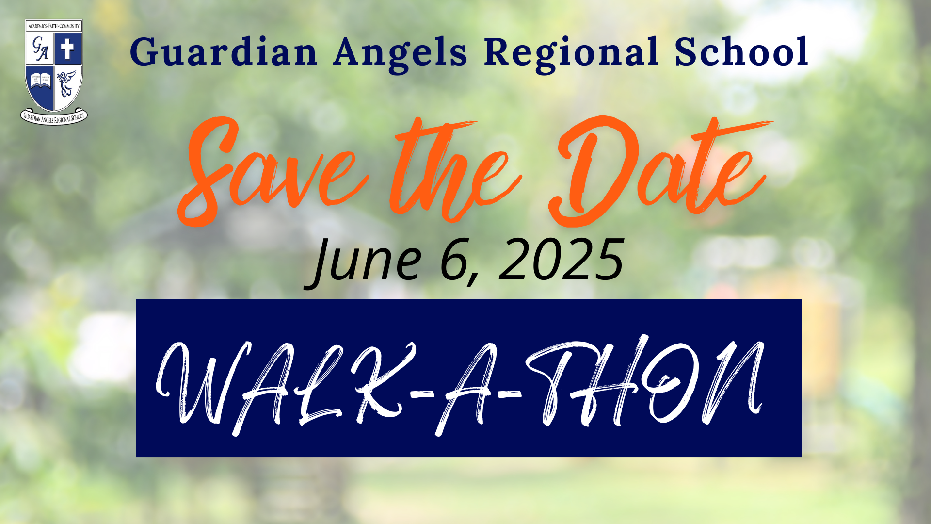 Campaign cover image for Guardian Angels Reg Sch 2025 Walk-A-Thon