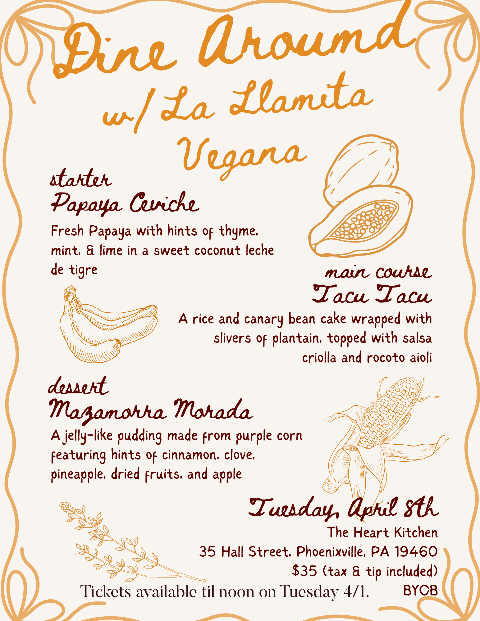 Campaign cover image for April Dine Around at the Heart Kitchen