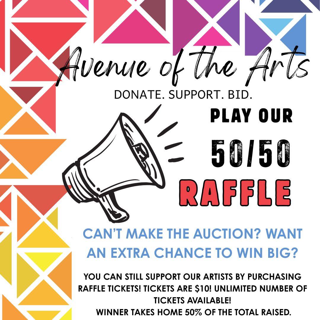 Campaign cover image for Avenue of the Arts 50/50 Raffle