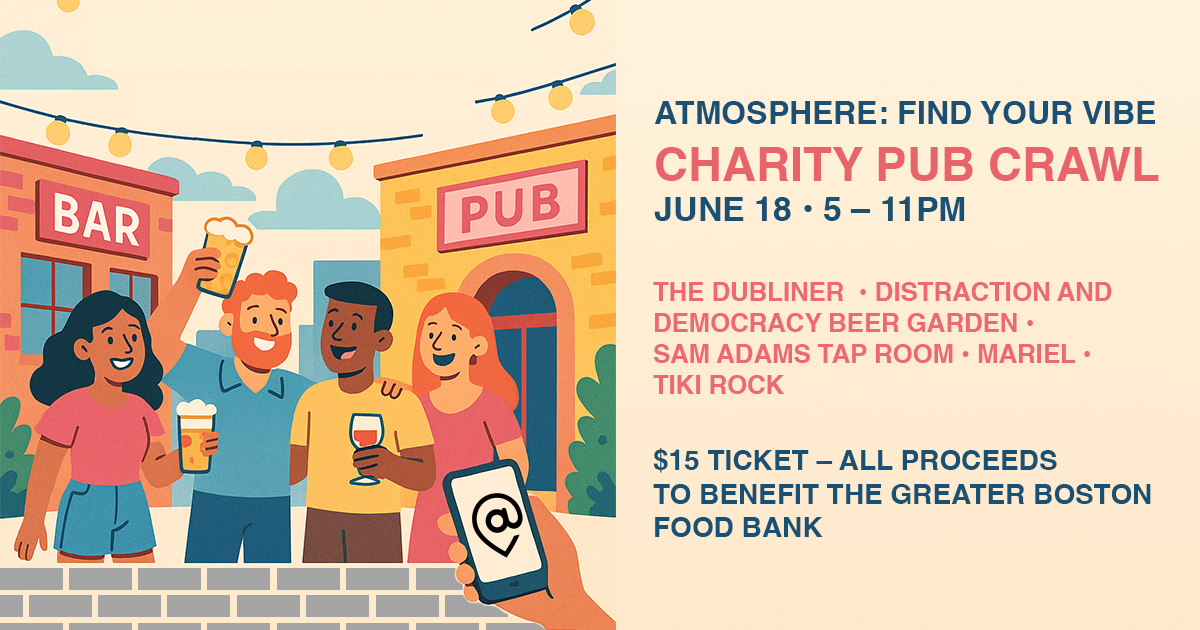 Campaign cover image for Atmosphere: Find Your Vibe Charity Pub Crawl