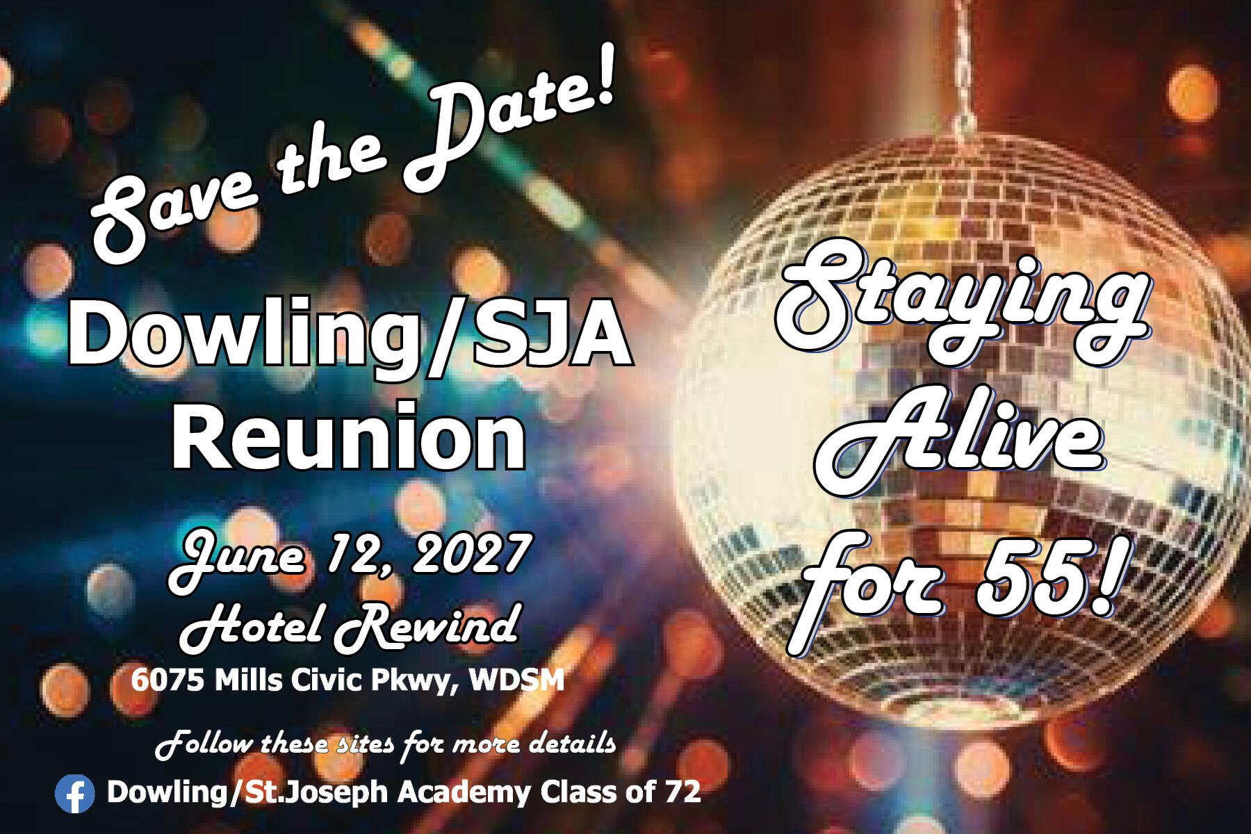 Campaign cover image for Class of 1972 Reunion!