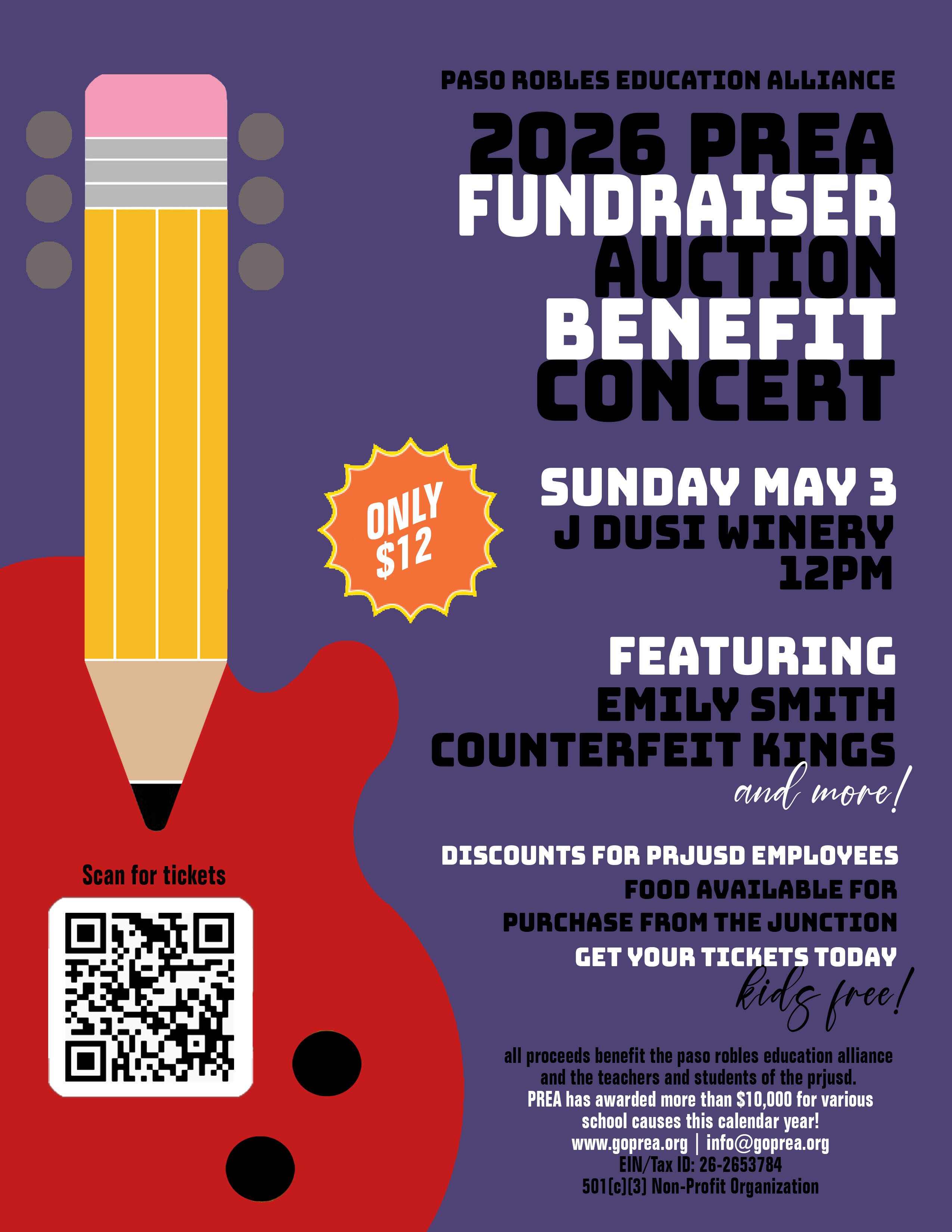 Campaign cover image for 2026 PREA Music & Auction Fundraiser