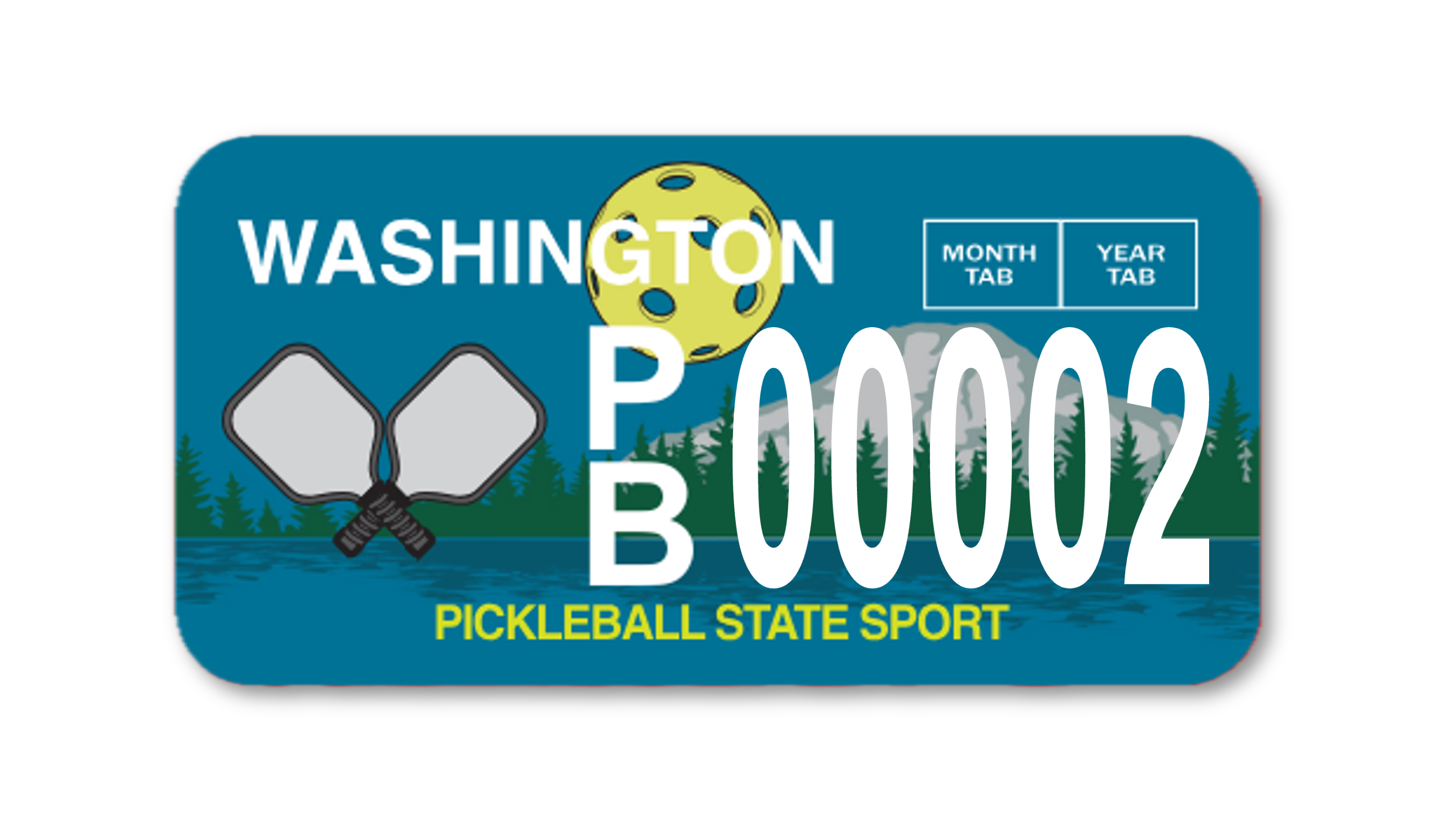 Campaign cover image for WA Pickleball License Plate Online Auction
