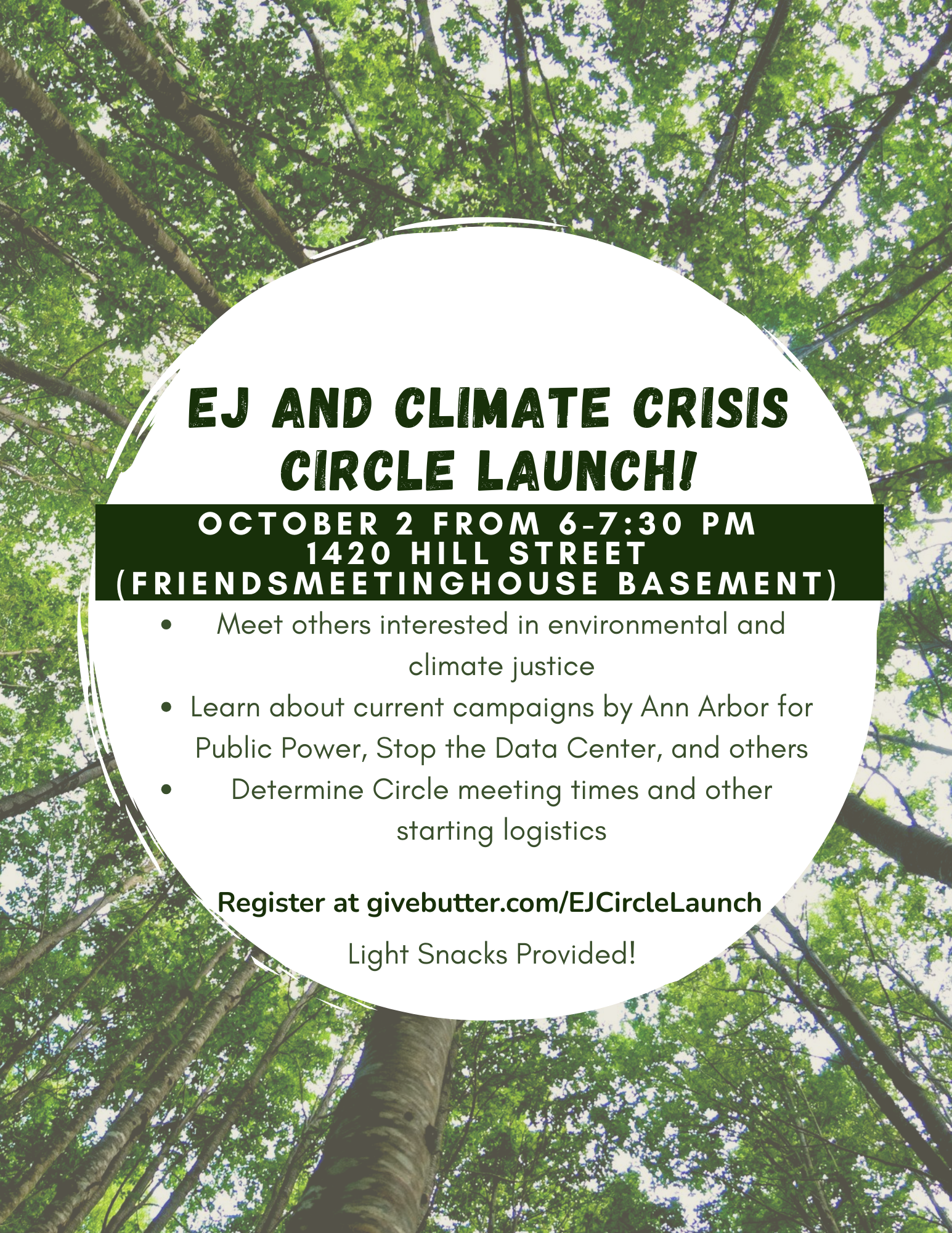 Campaign cover image for EJ and Climate Crisis Circle Launch