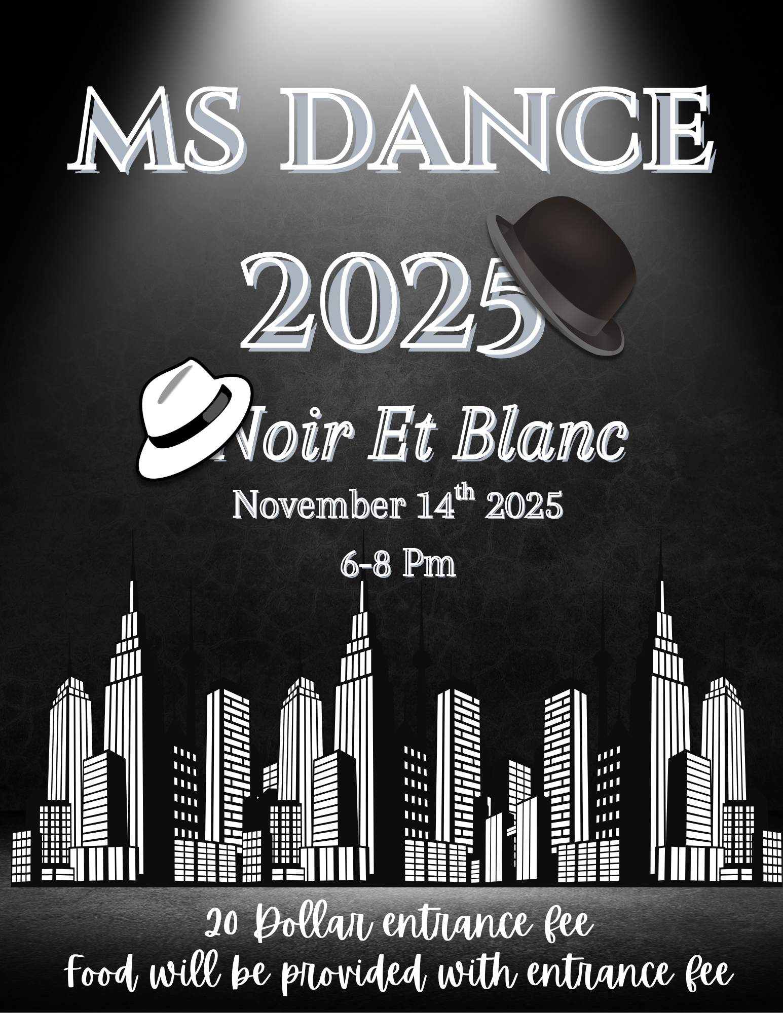 Campaign cover image for Middle School Dance- Nov 14th