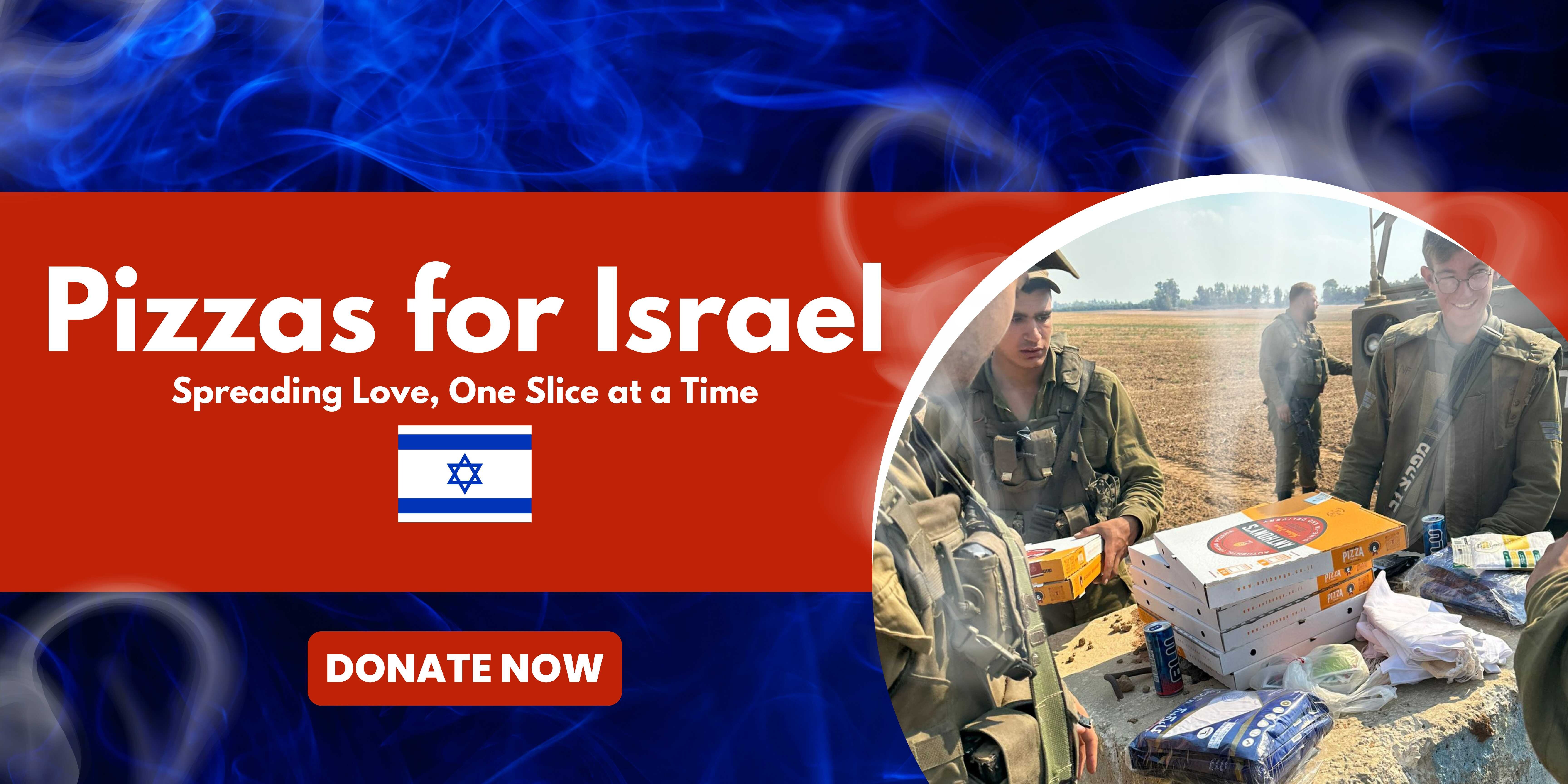 Campaign cover image for Pizzas for Israel