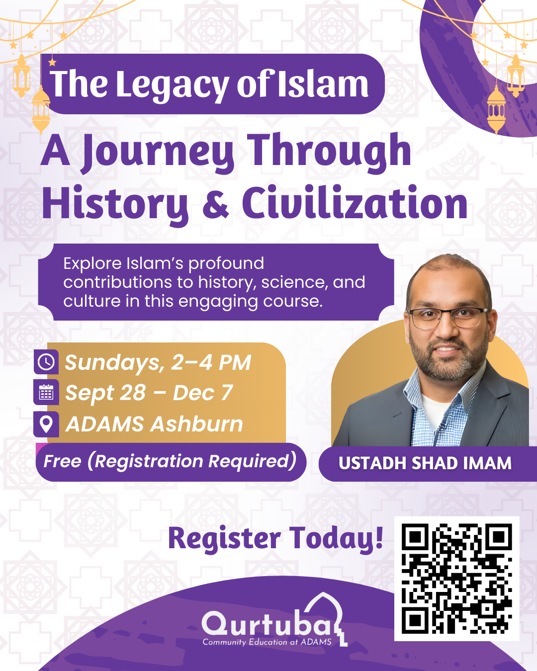 Campaign cover image for The Legacy of Islam: A Journey Through History and Civilization