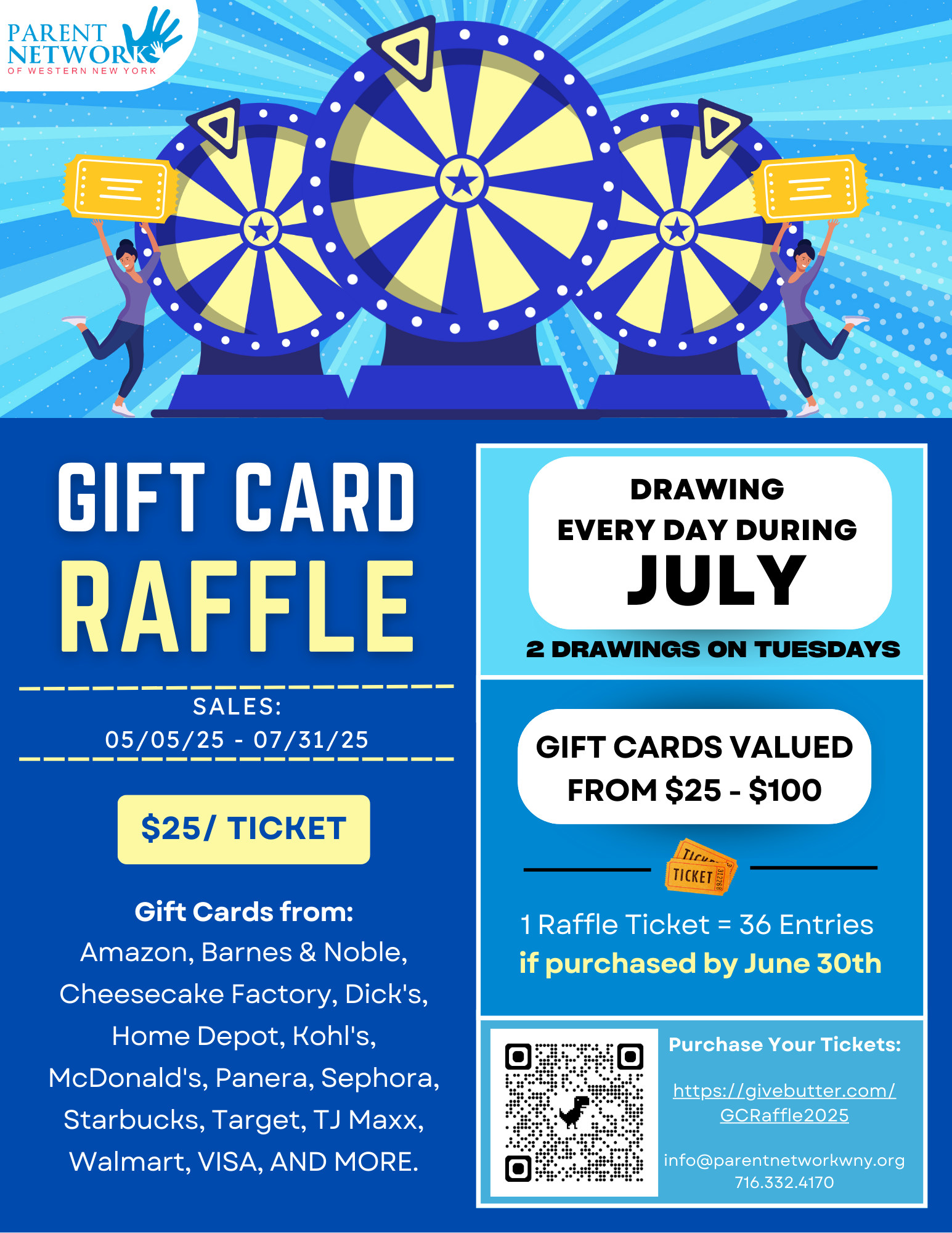 Campaign cover image for 2025 Gift Card Raffle