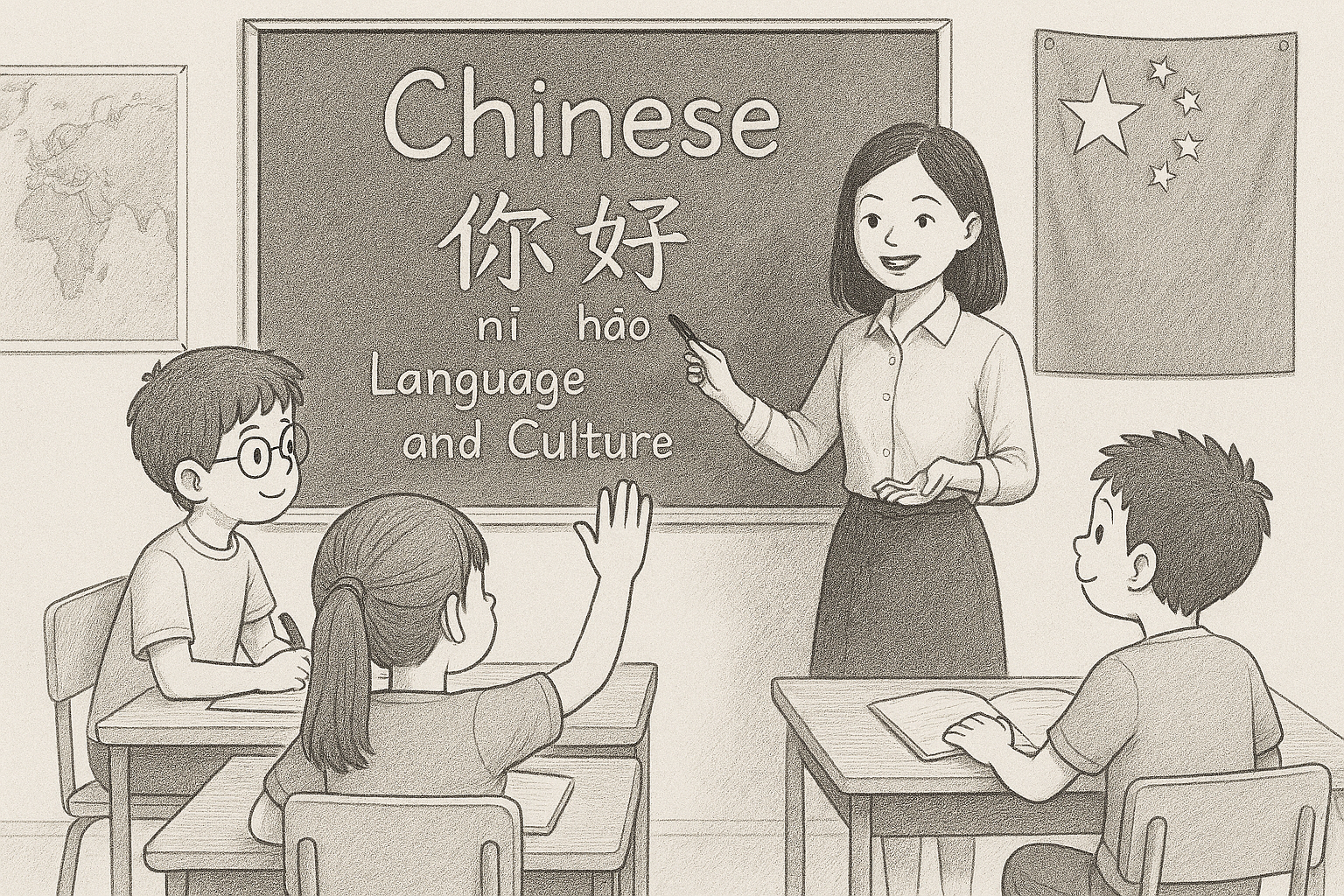 Campaign cover for Chinese language & culture class Spring 2026