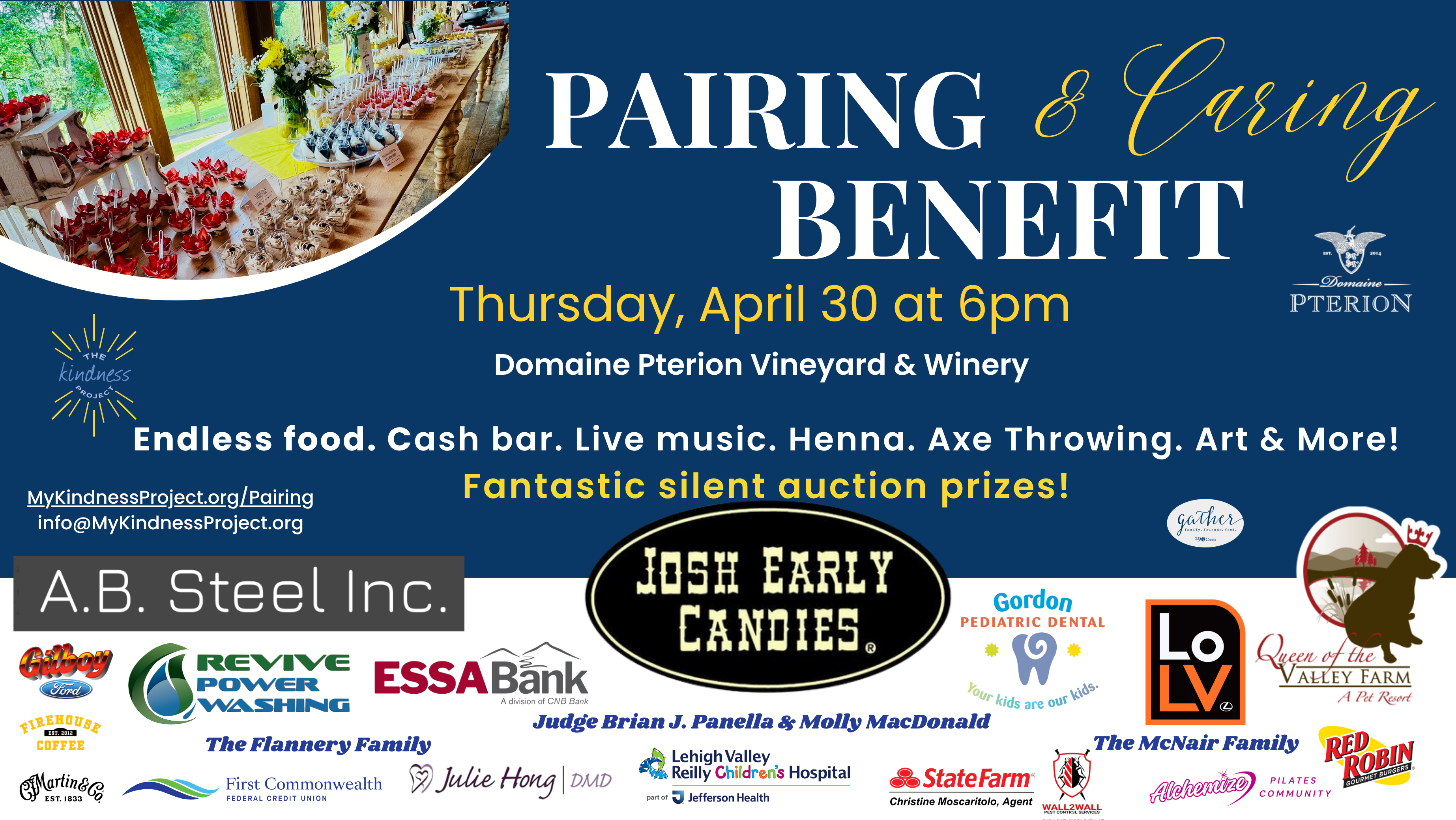 Campaign cover image for 4th Annual Pairing & Caring Benefit