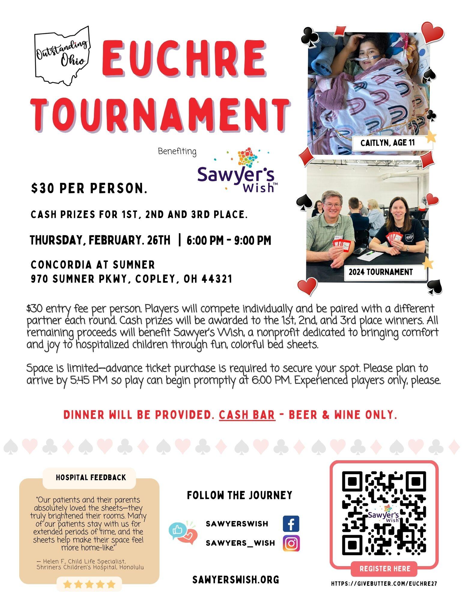Campaign cover image for Outstanding Ohio Euchre Tournament 2.26.26