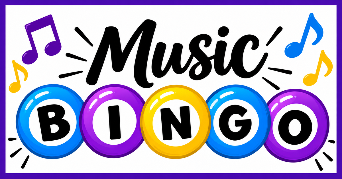 Campaign cover image for Annual Event - Music Bingo 2026