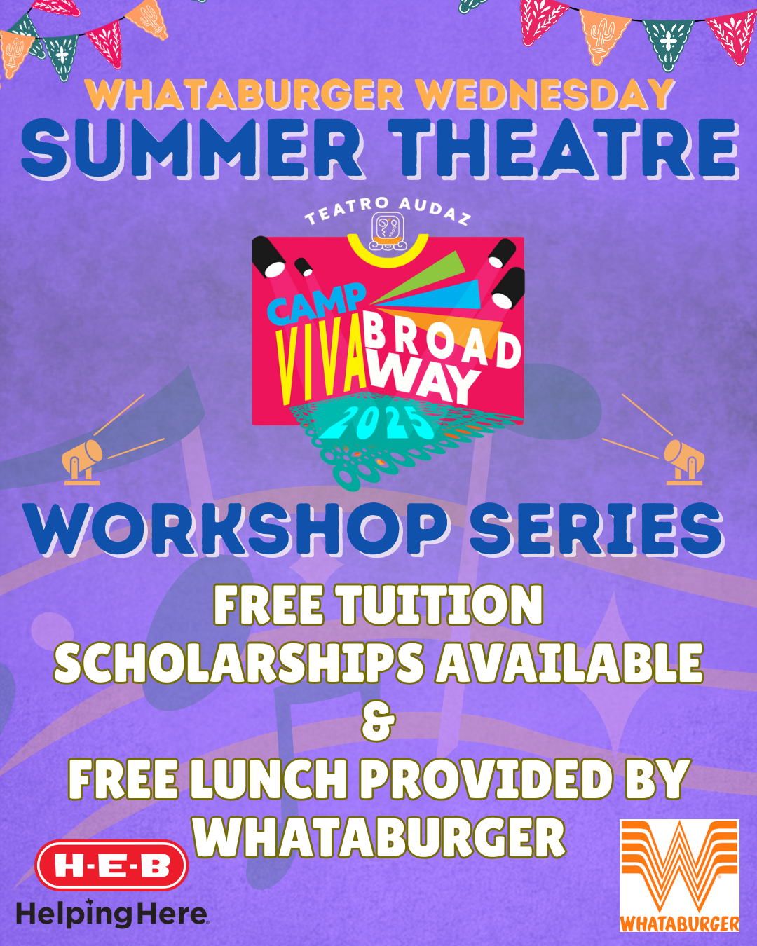 Campaign cover image for Viva Broadway Summer Theatre Workshop Series