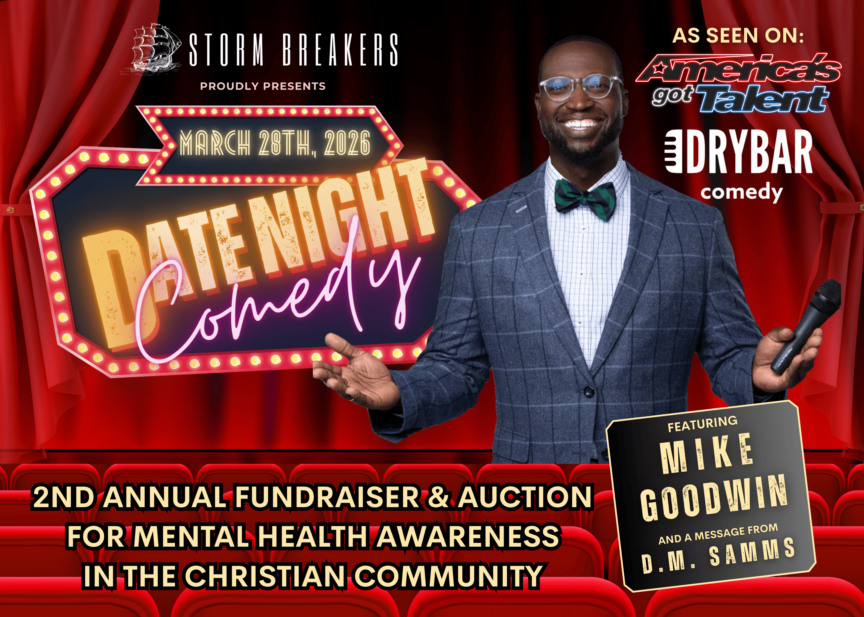 Campaign cover image for 2026 Date Night Comedy presented by Storm Breakers