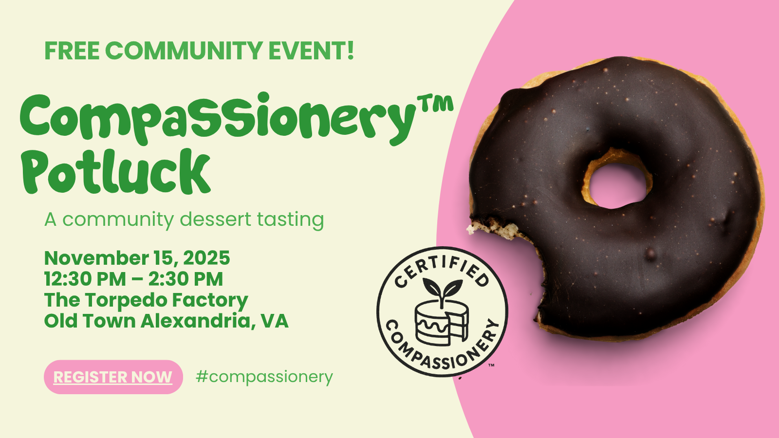 Campaign cover image for Compassionery™ Potluck: Old Town Alexandria