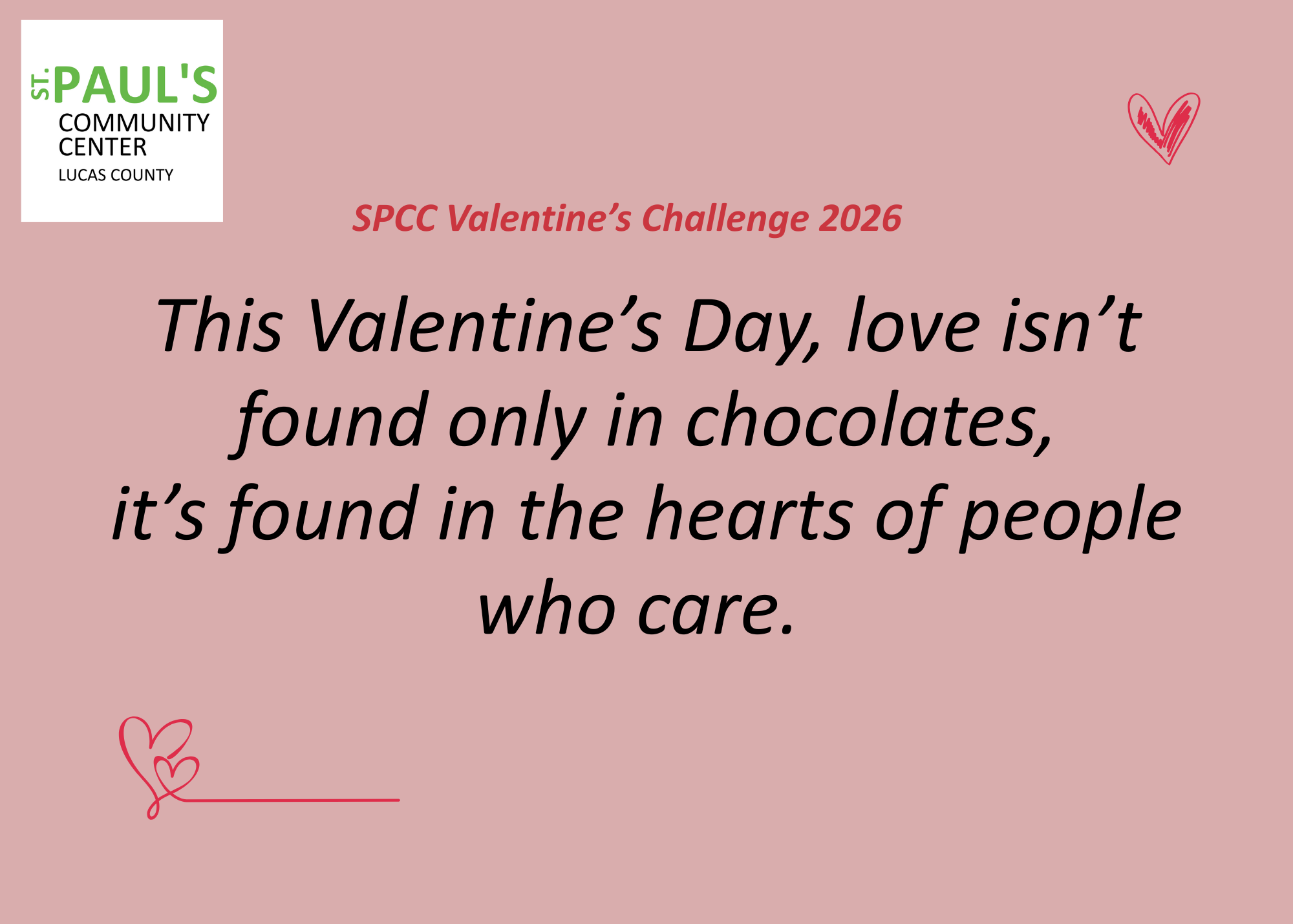 Campaign cover image for SPCC Valentine's Challenge 2026