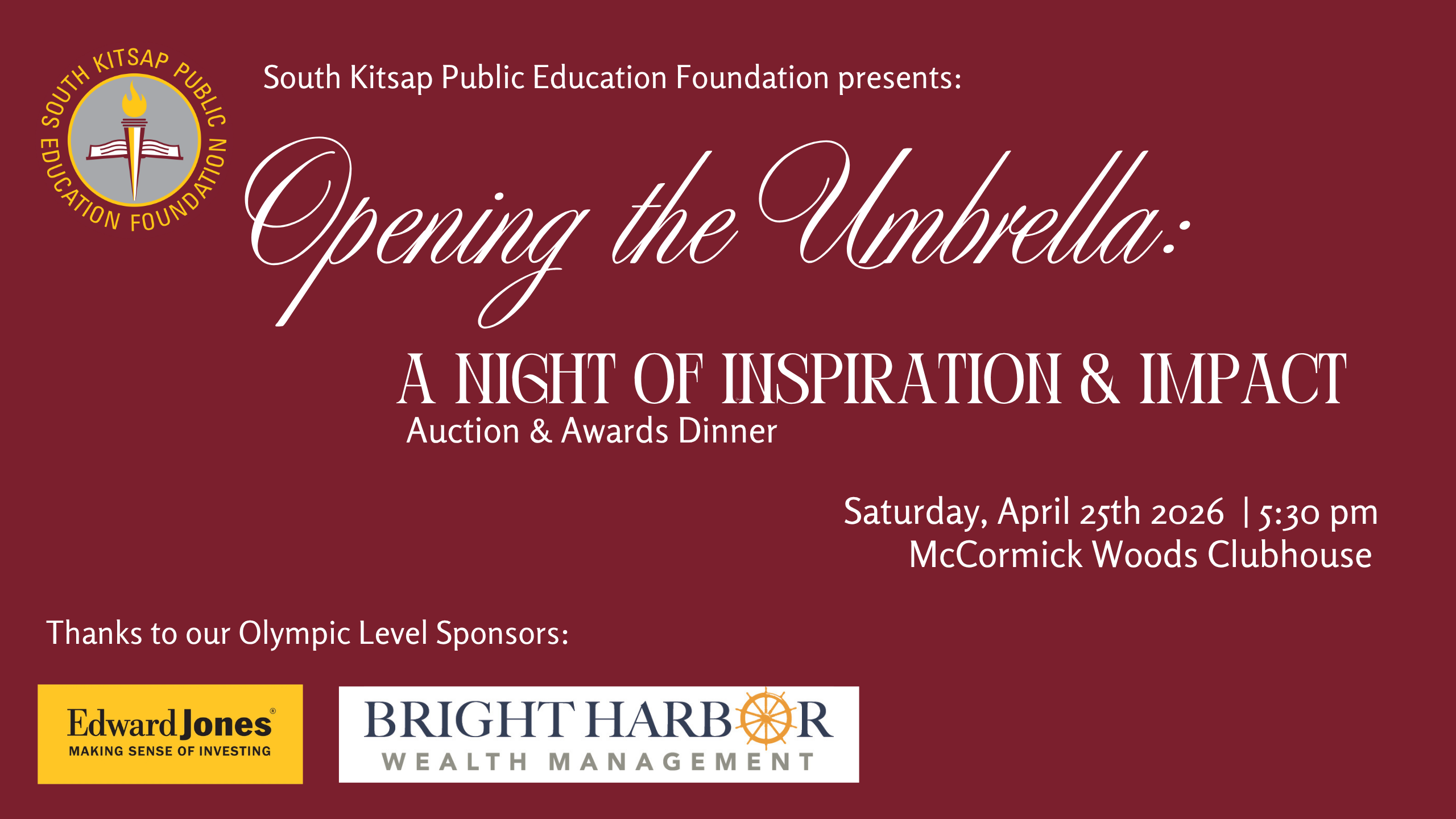 Campaign cover image for 2026 Opening the Umbrella: A Night of Inspiration & Impact