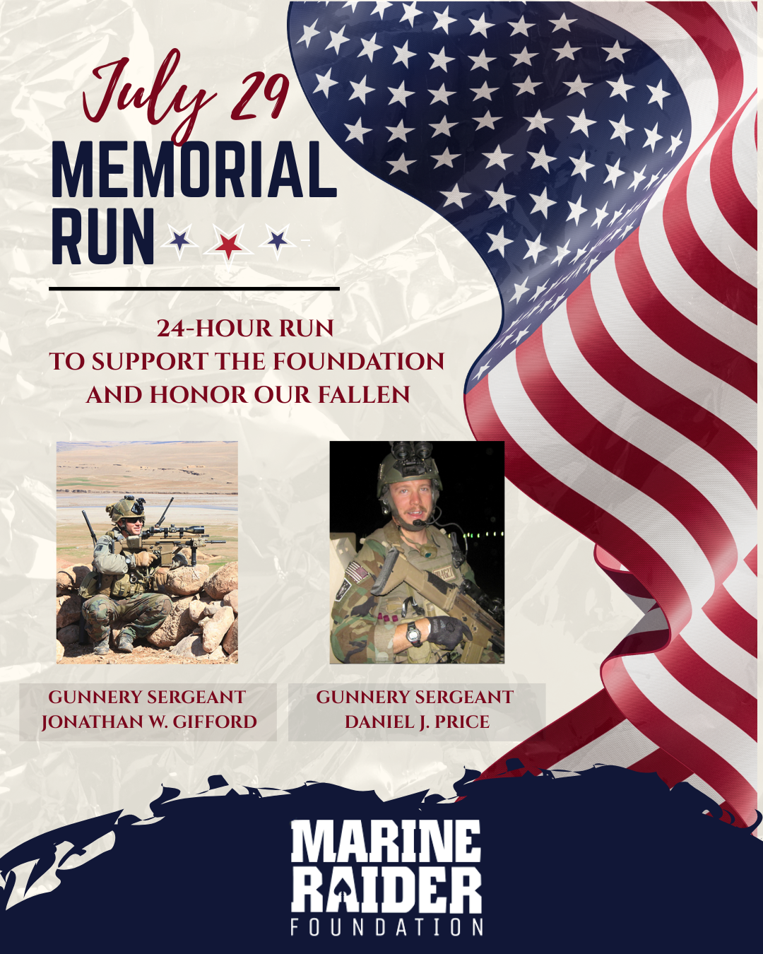 Campaign cover image for Price and Gifford Memorial Run - July 29