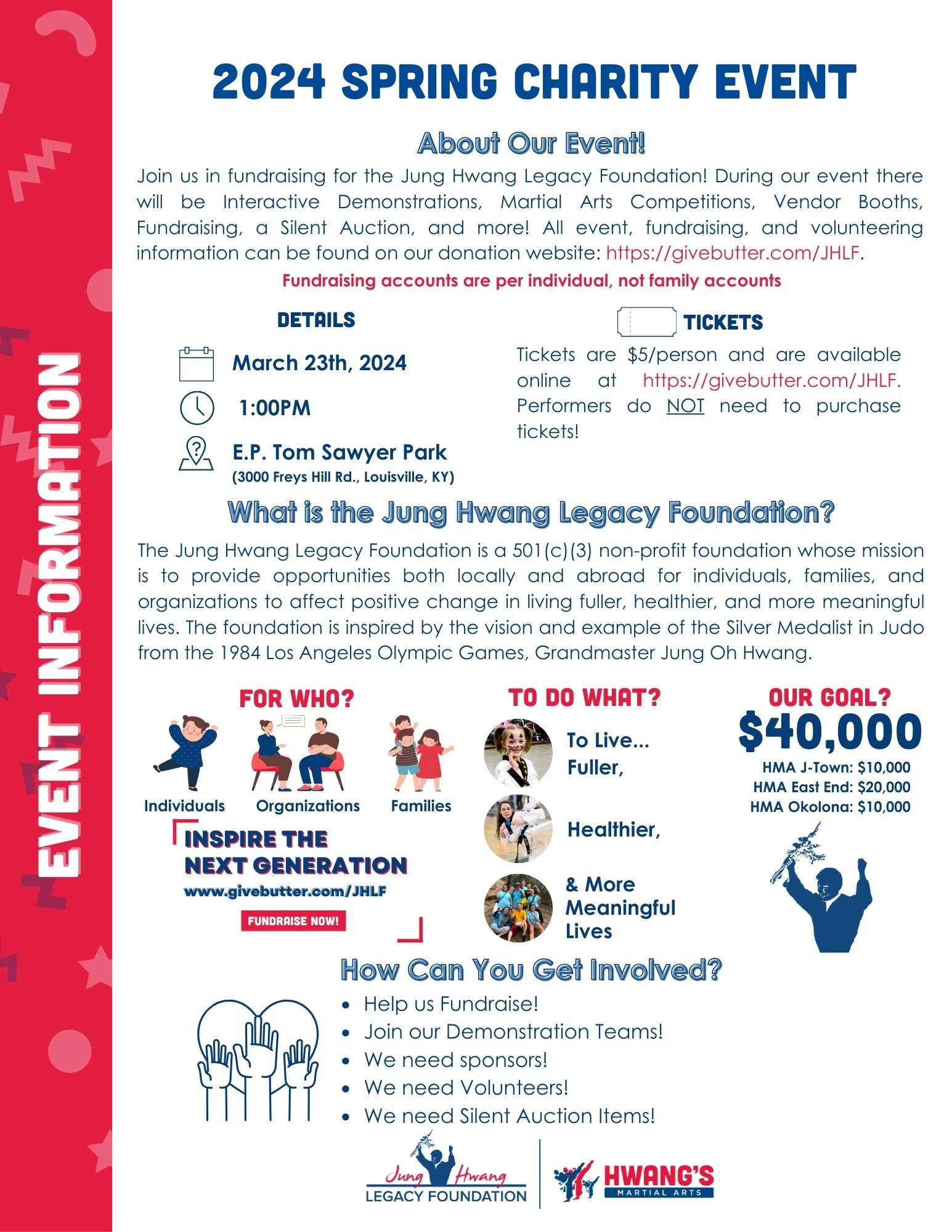 Campaign cover image for 2024 JHLF Spring Charity Event