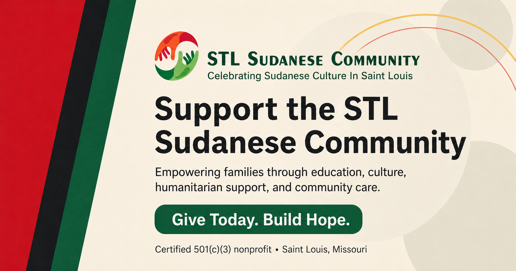 Campaign cover image for stlsudanese Membership