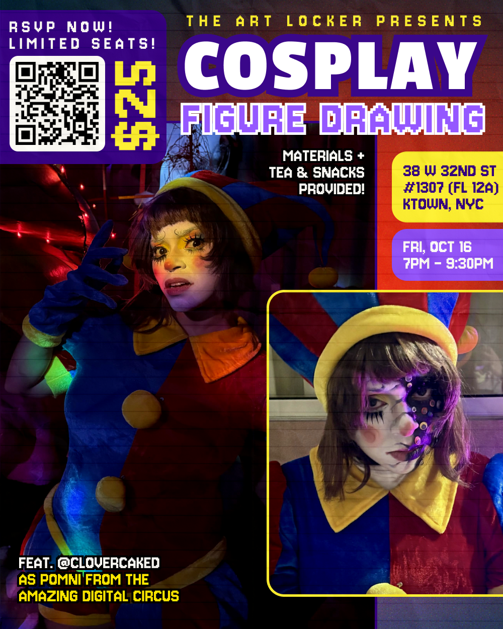 Campaign cover image for Cosplay Figure Drawing 10/16