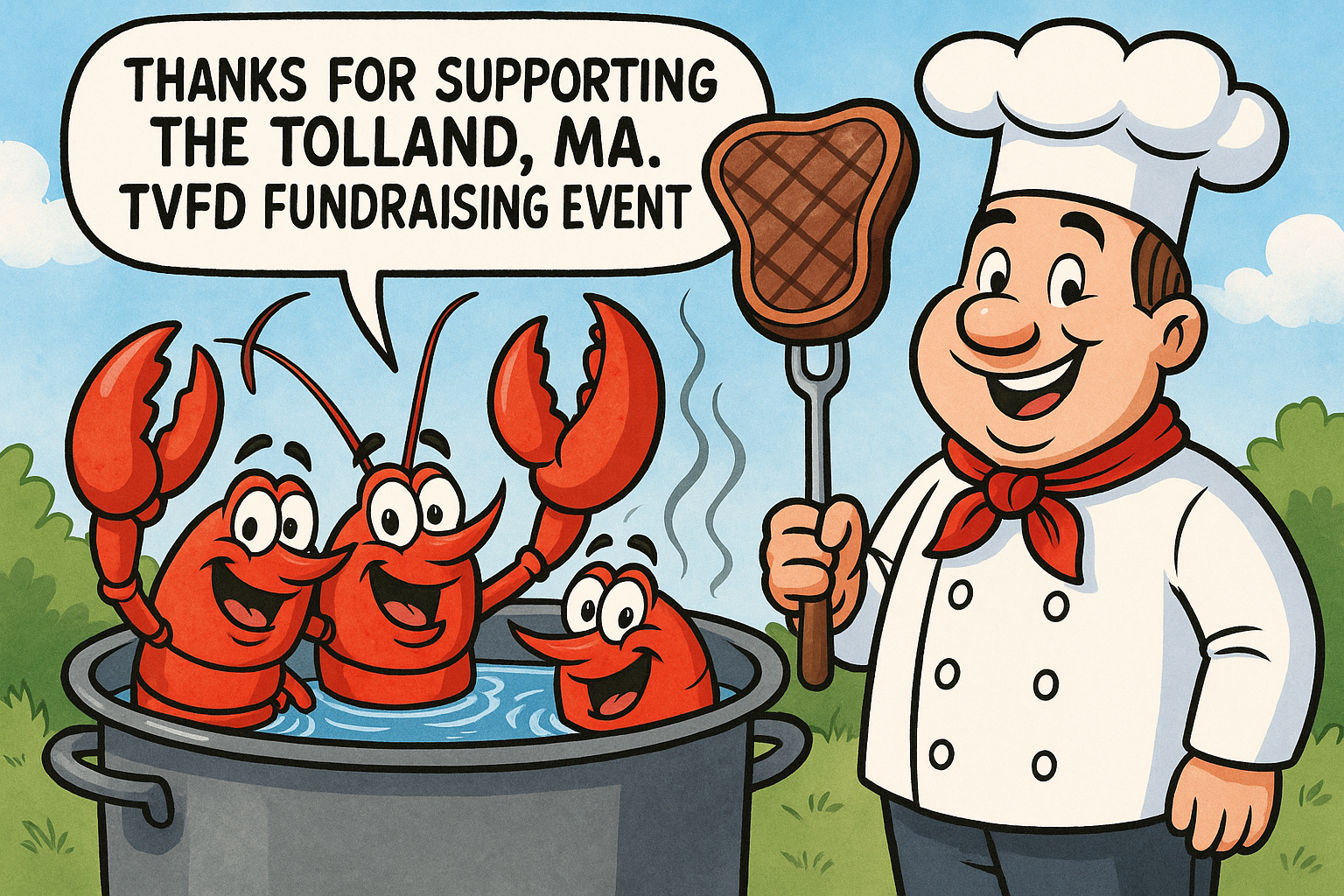Campaign cover image for 2025 TVFD Annual Steak and Lobster Dinner